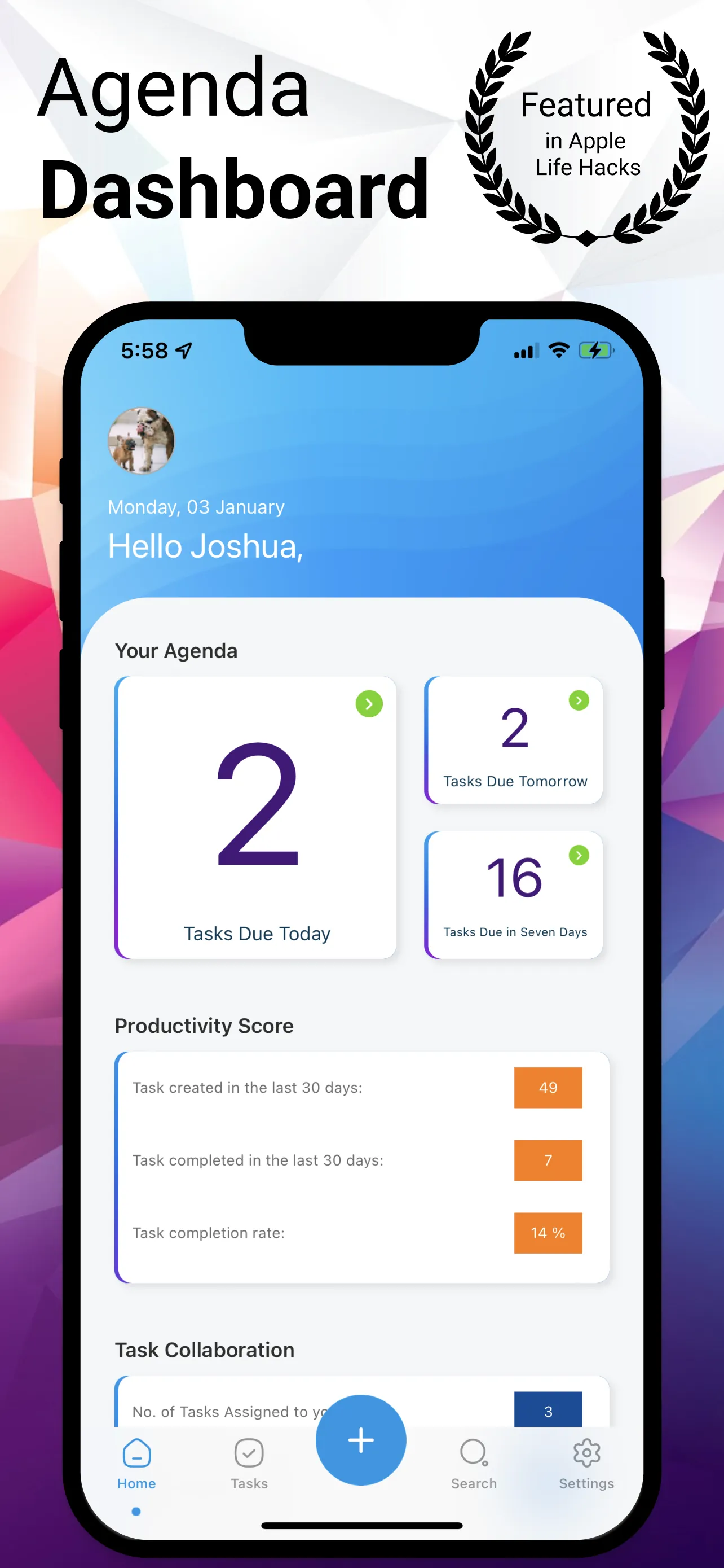 TaskFire : To-Do List & Tasks iphone screenshot 1