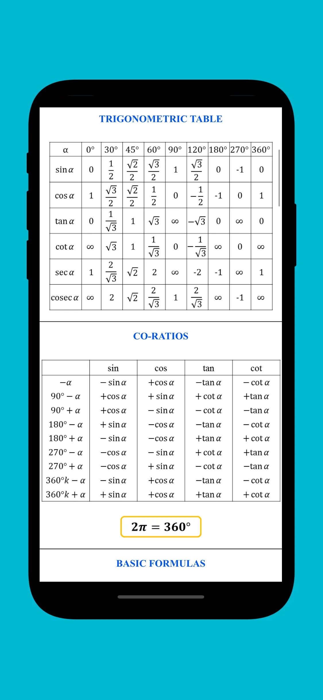 ALL Maths Formulas Guide iphone screenshot 4