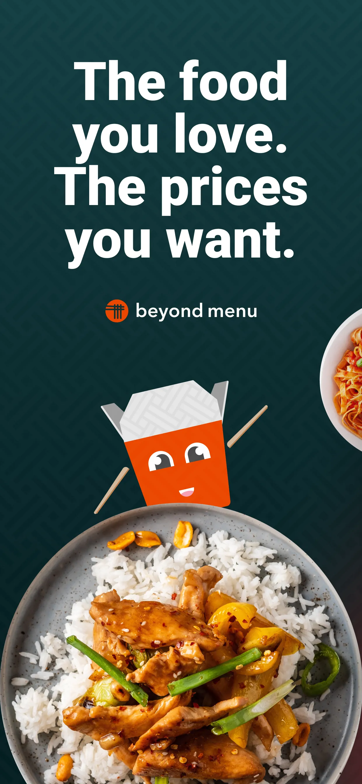 Beyond Menu Food Delivery iphone screenshot 1