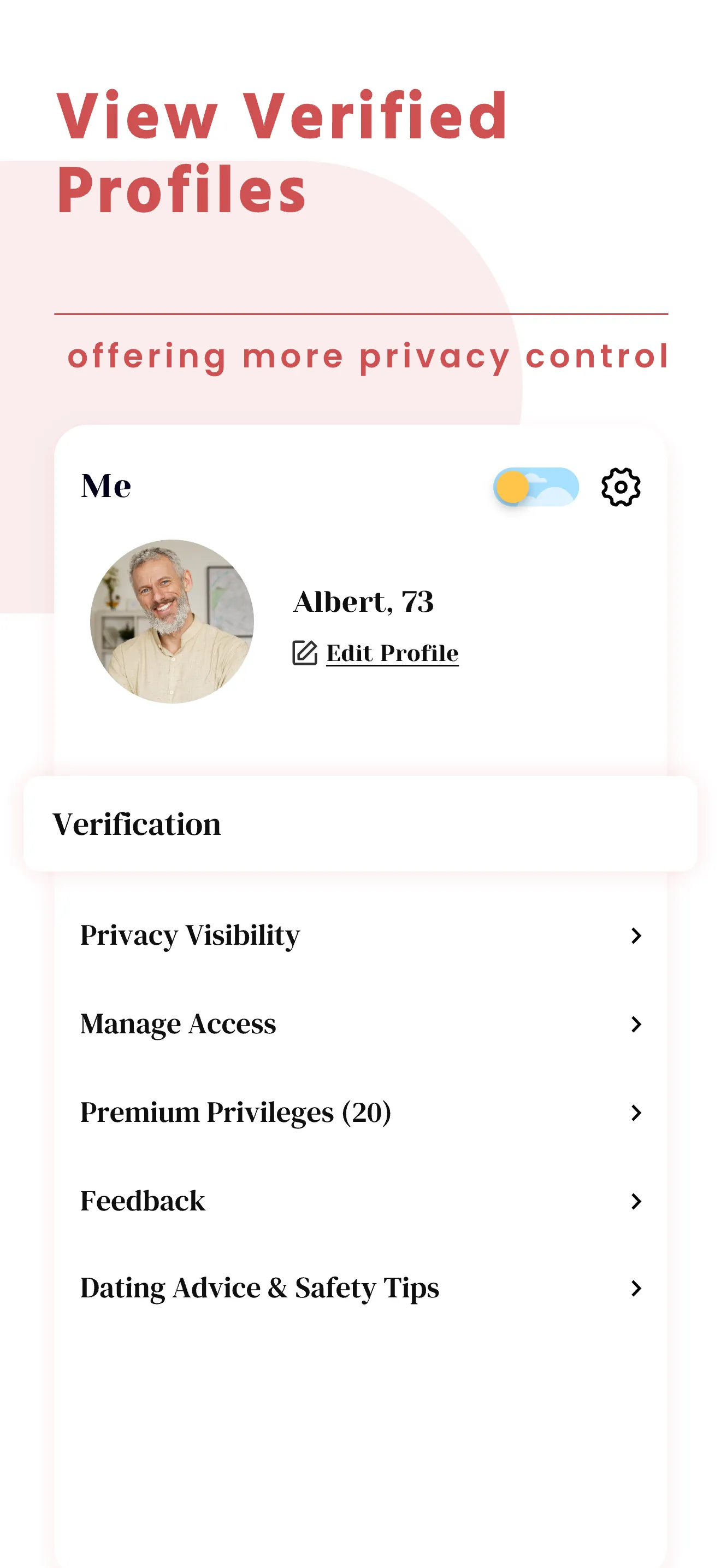 SeniorMatch® - Dating Over 50 iphone screenshot 5