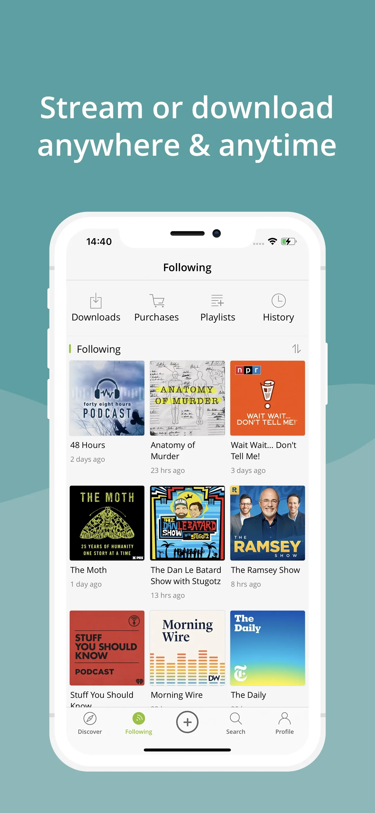 Podbean Podcast App & Player iphone screenshot 3