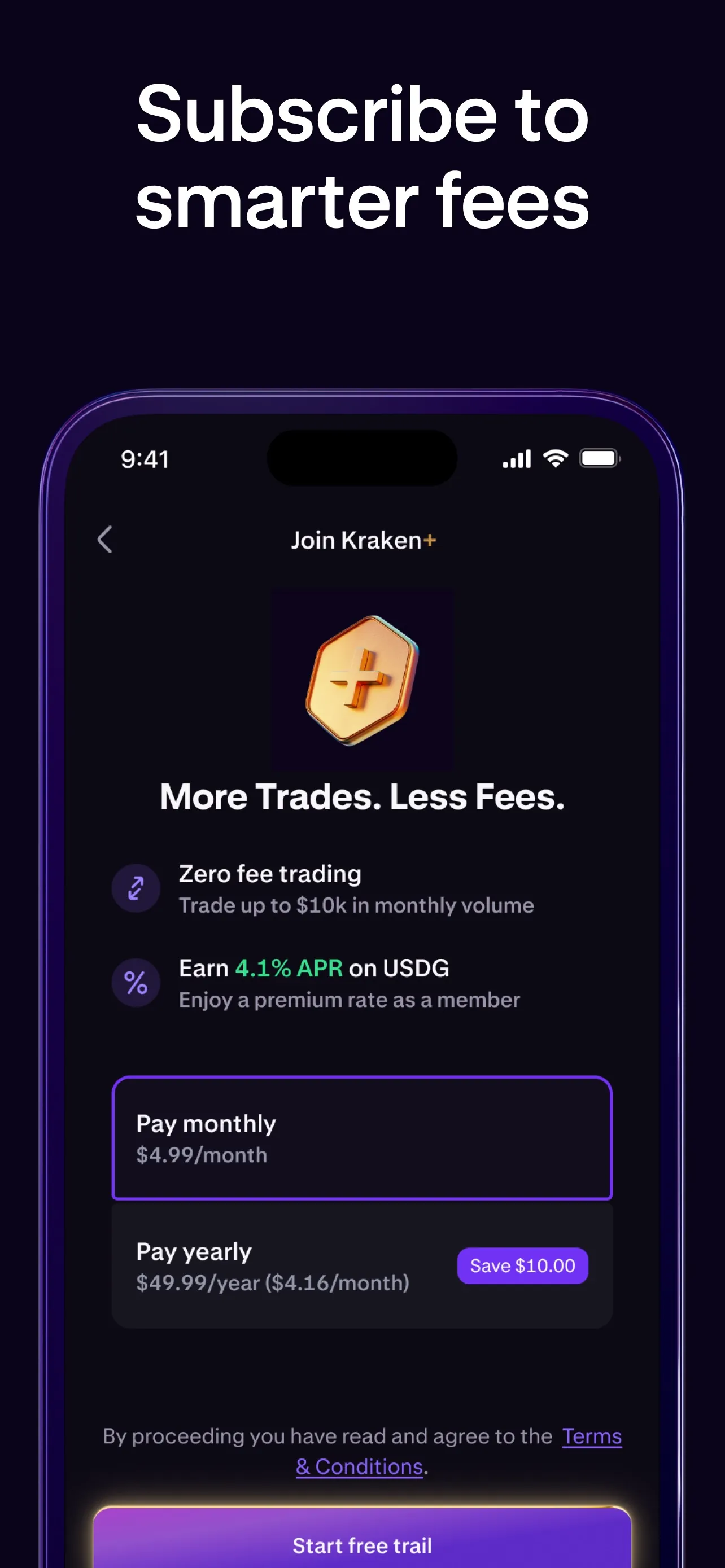 Kraken: Buy Stocks & Crypto iphone screenshot 7