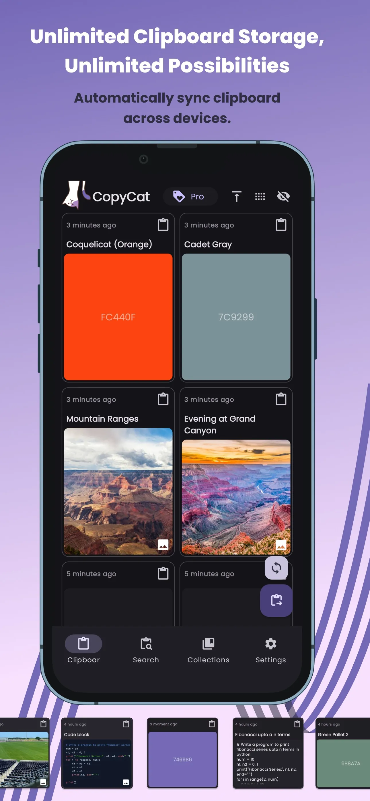 CopyCat Clipboard iphone screenshot 2