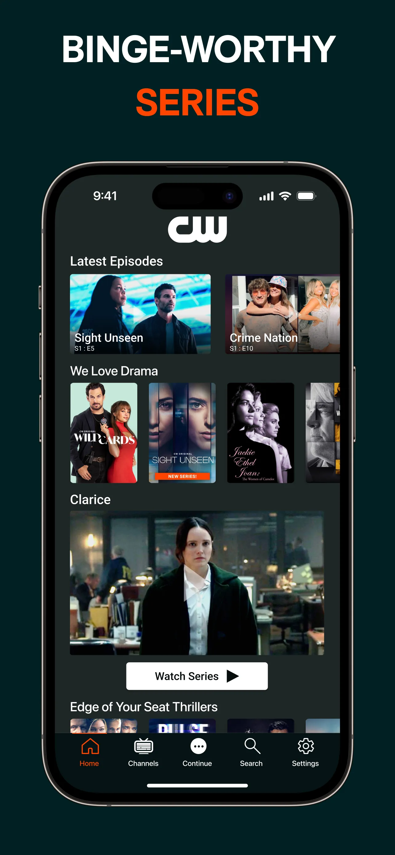 The CW iphone screenshot 2