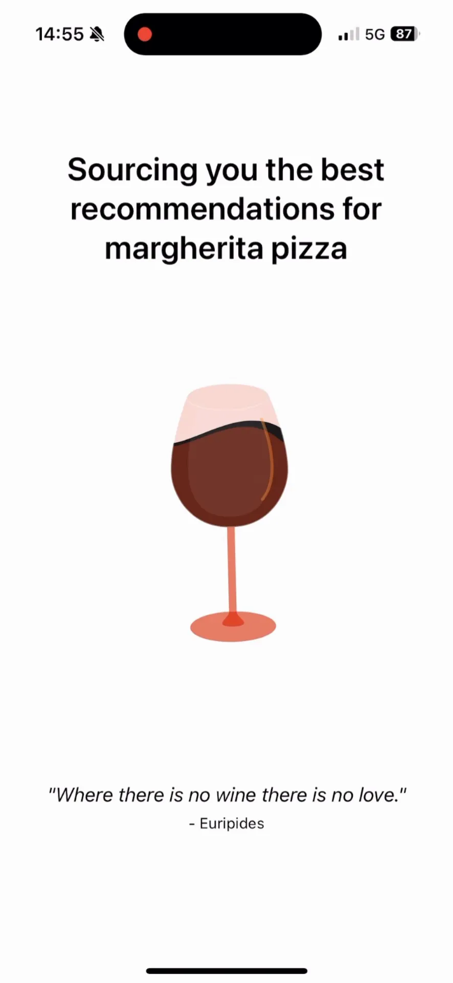 Pocket Sommelier: Wine Pairing iphone screenshot 1