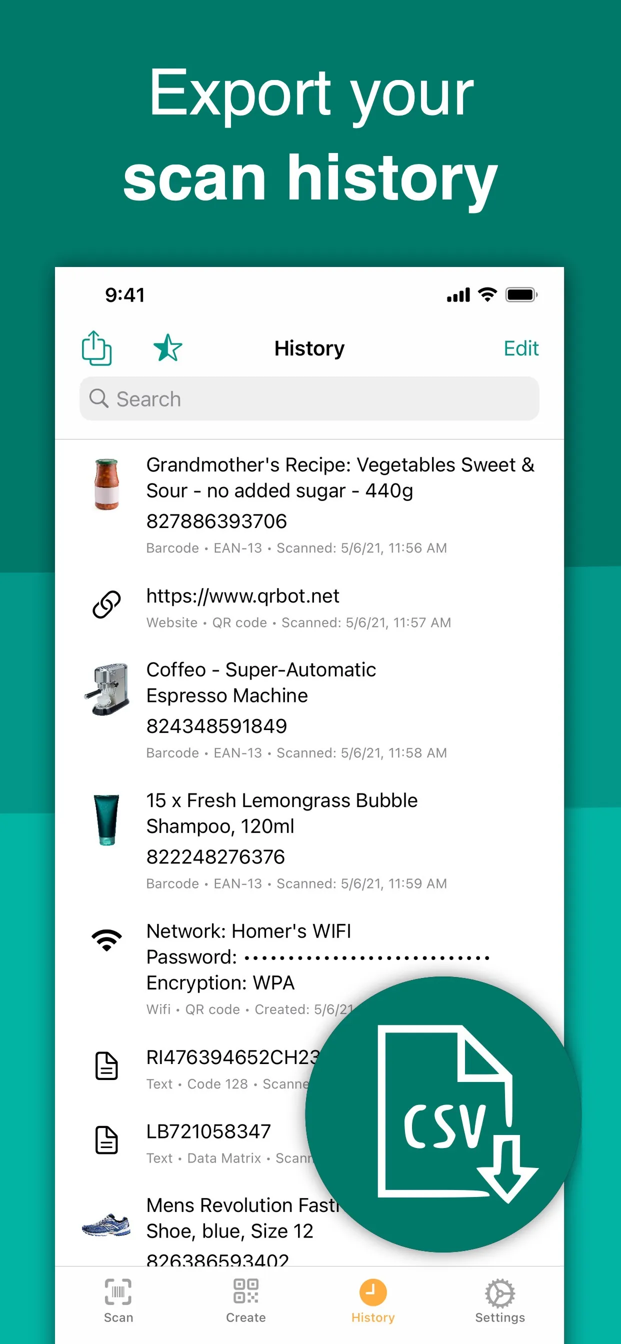 QR Code & Barcode Scanner ・ iphone screenshot 6