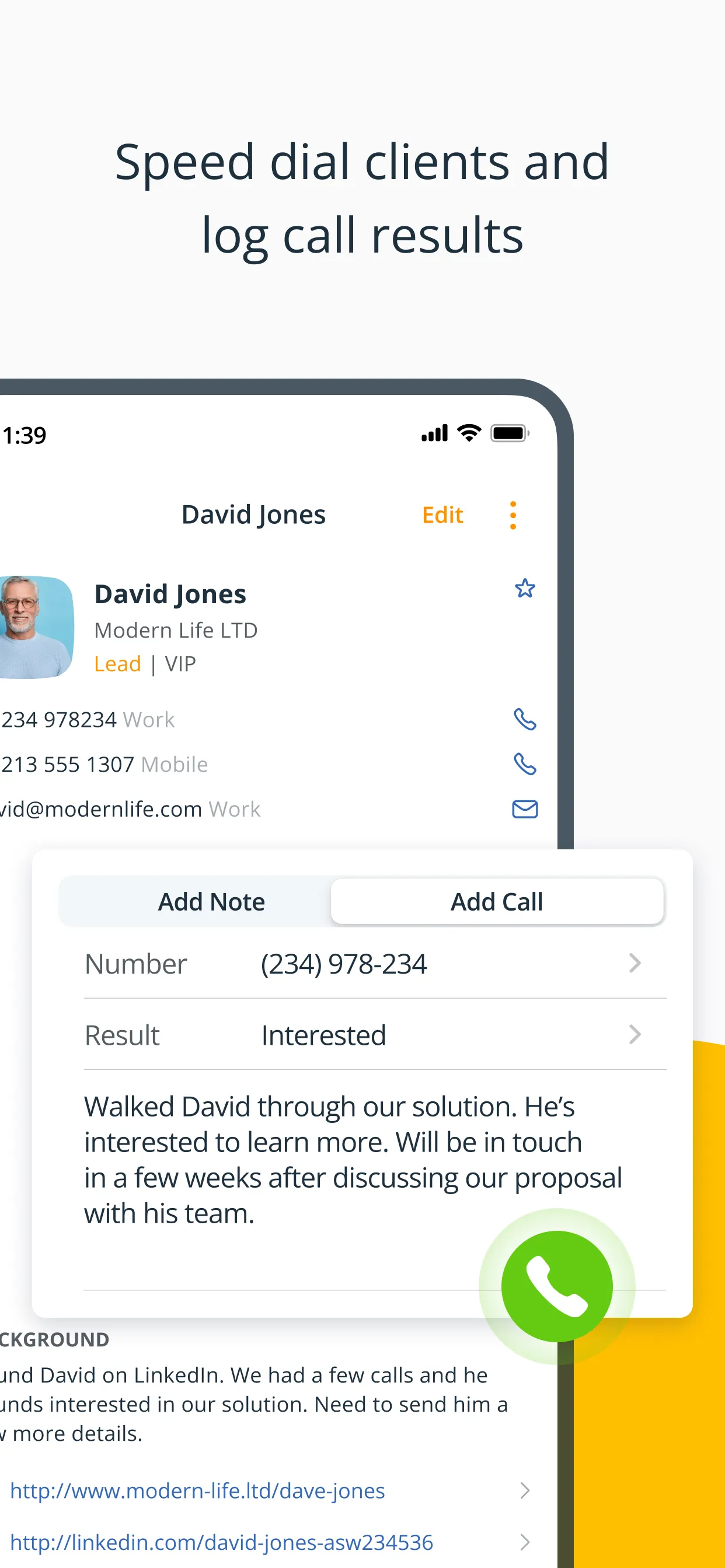 OnePageCRM - Simple CRM System iphone screenshot 5