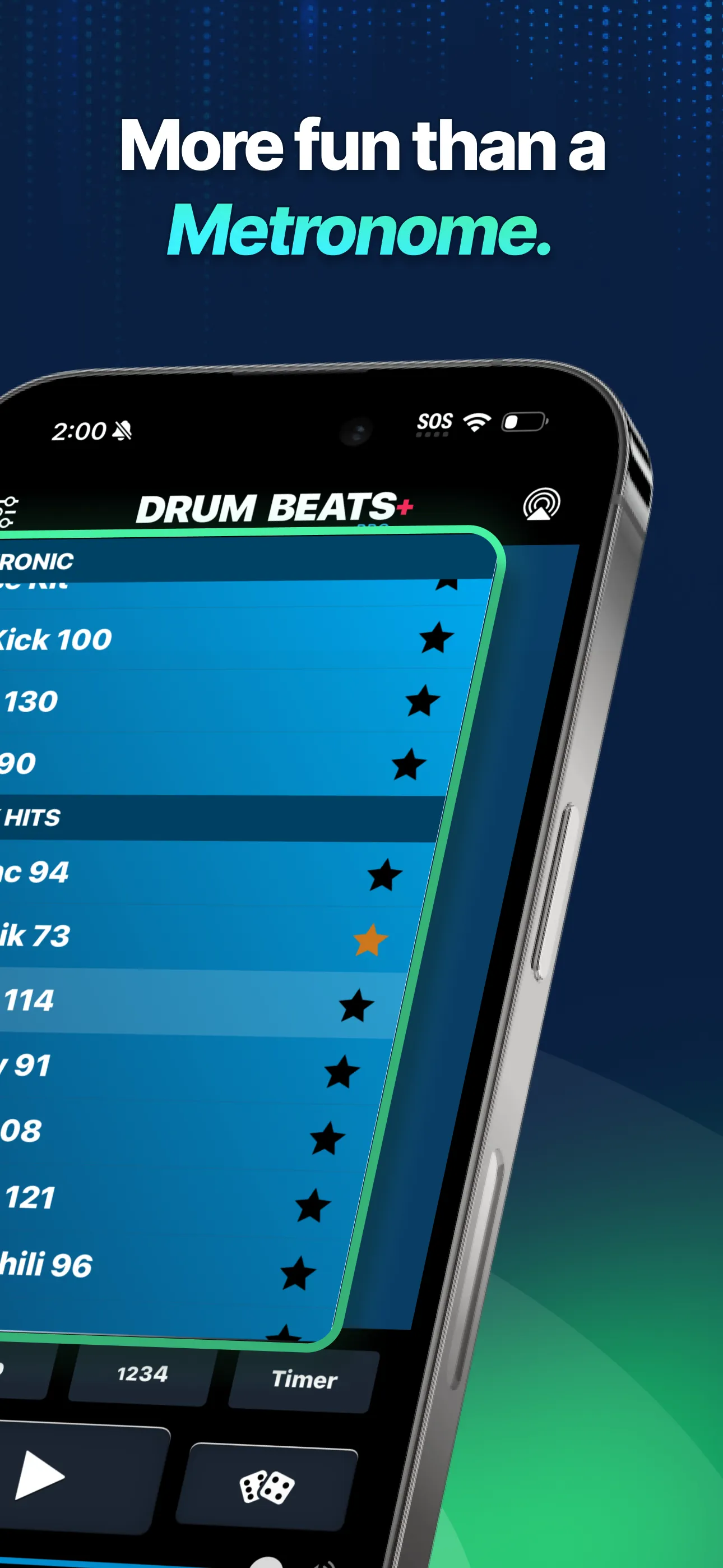 Drum Beats+ Rhythm Machine iphone screenshot 2