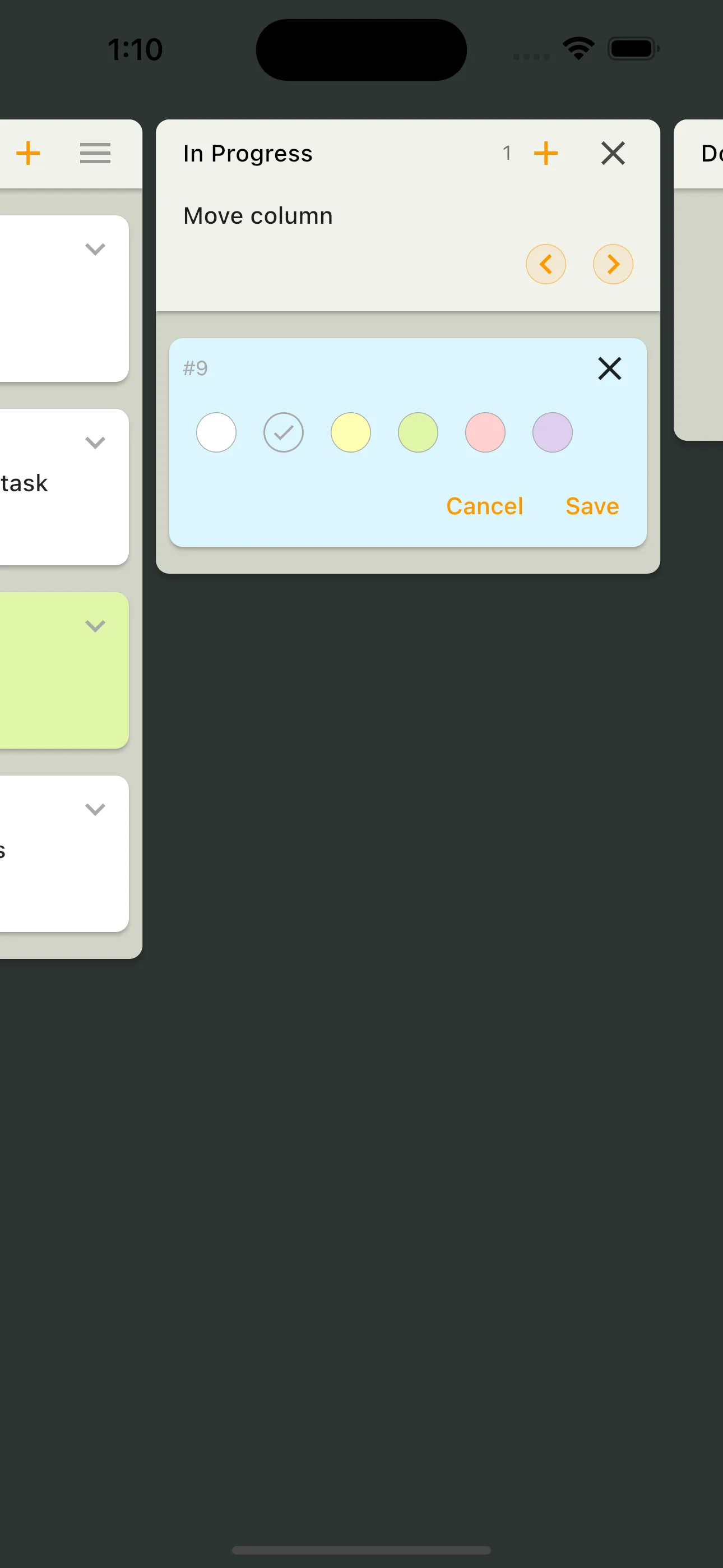 Simple Kanban Board iphone screenshot 3