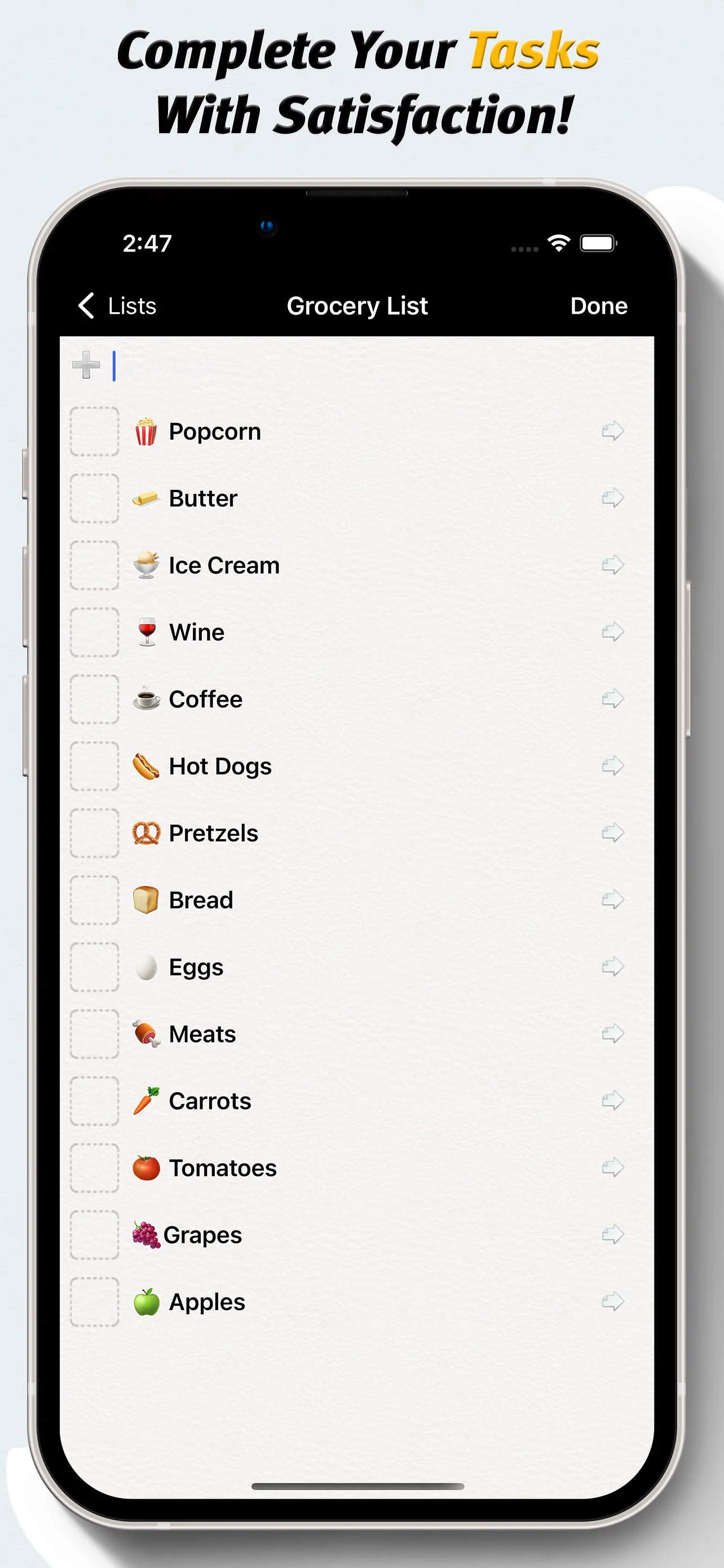 Action Tasks - To Do List iphone screenshot 2