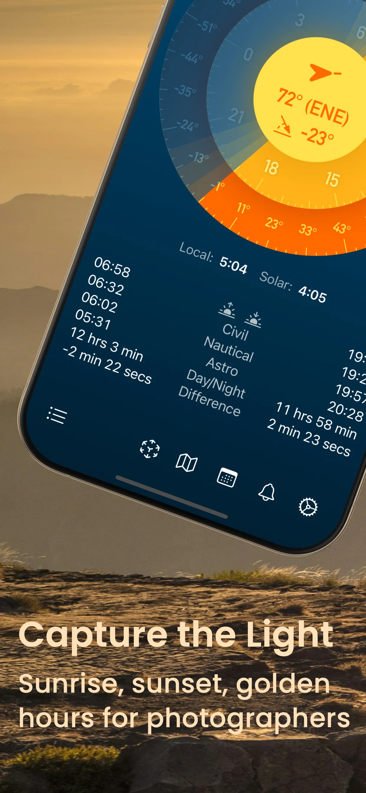 Sunrise Sunset Time SolarWatch iphone screenshot 2