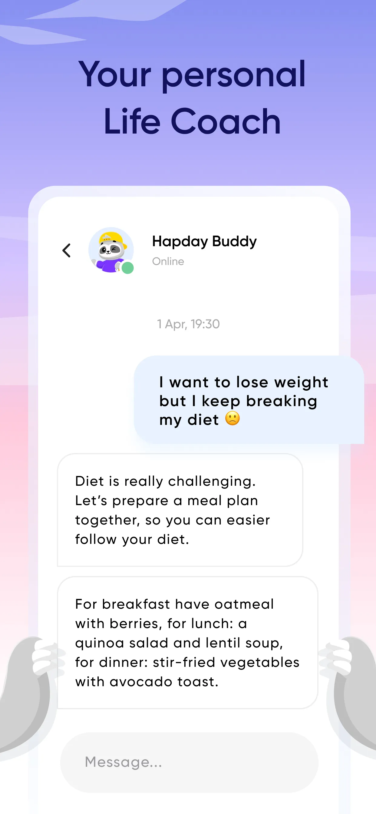 HAPDAY: AI Life Coach iphone screenshot 3