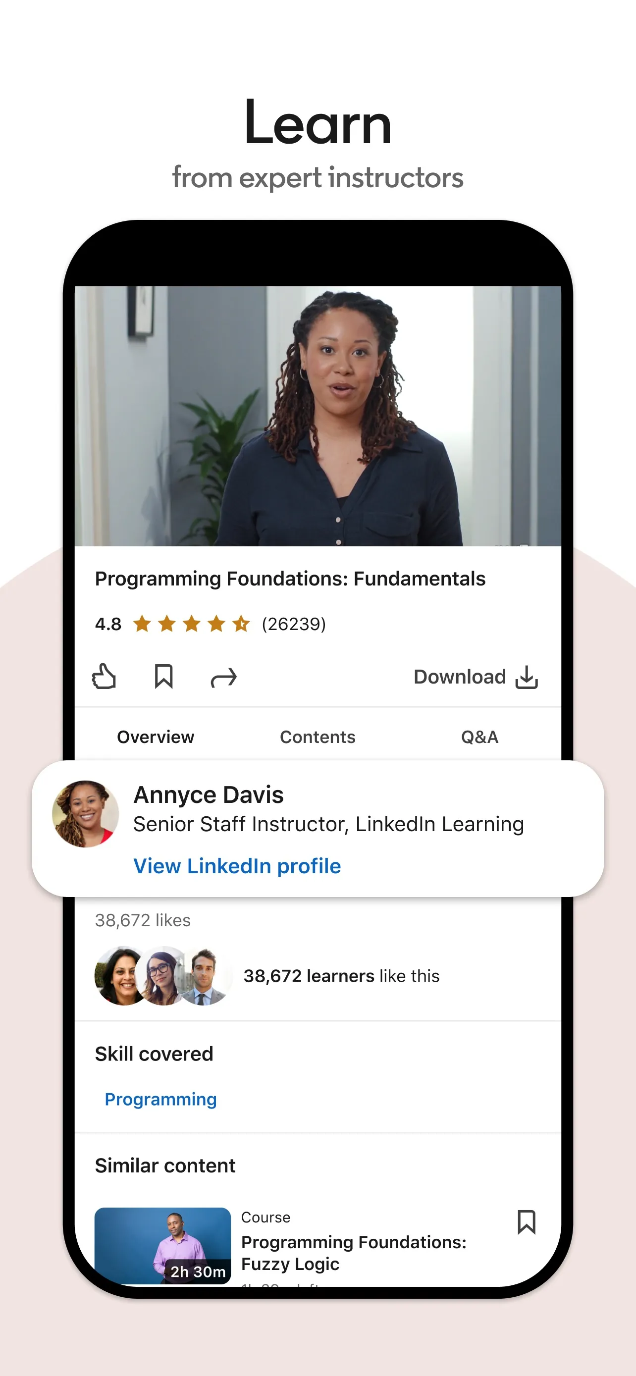 LinkedIn Learning iphone screenshot 2