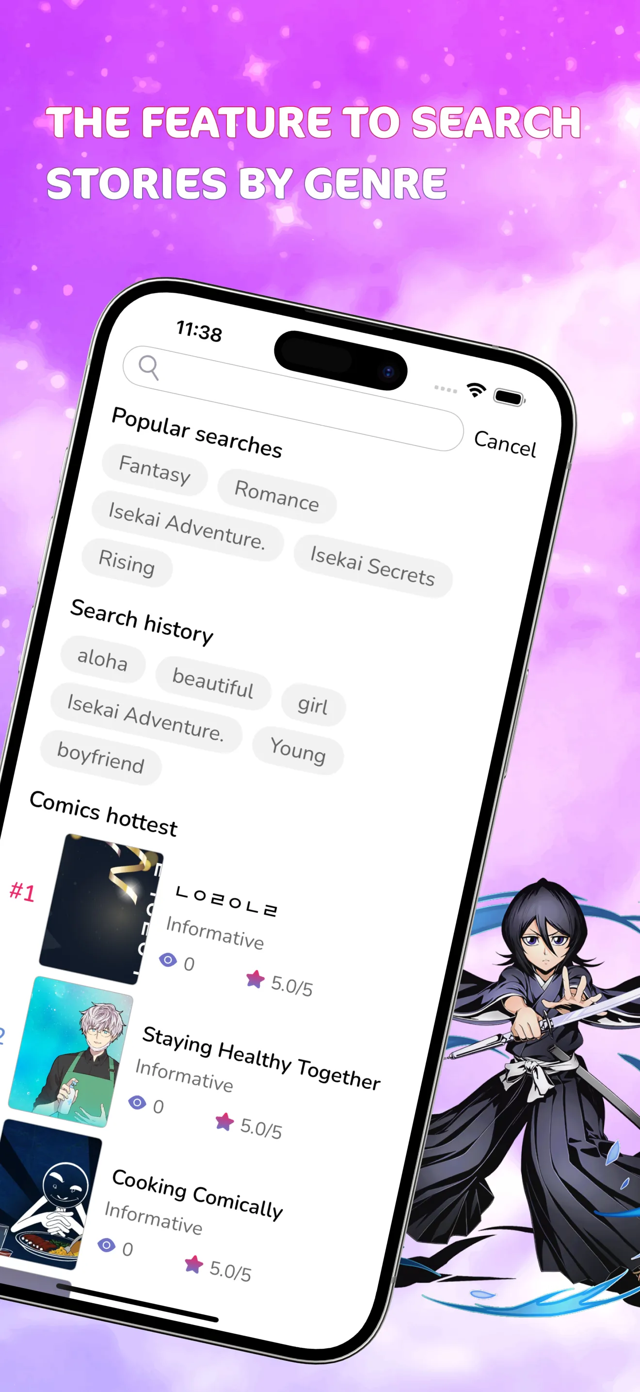 Manga Webtoon: Endless Stories iphone screenshot 5