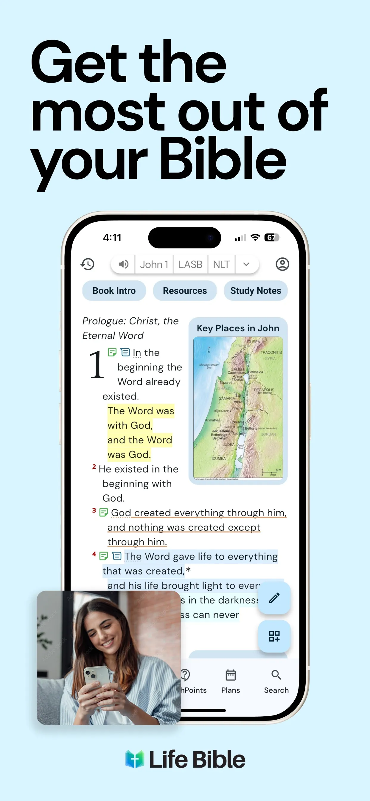 Life Bible App iphone screenshot 2