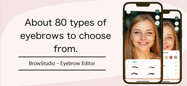 Find ideal eyebrows：BrowStudio iphone screenshot 1