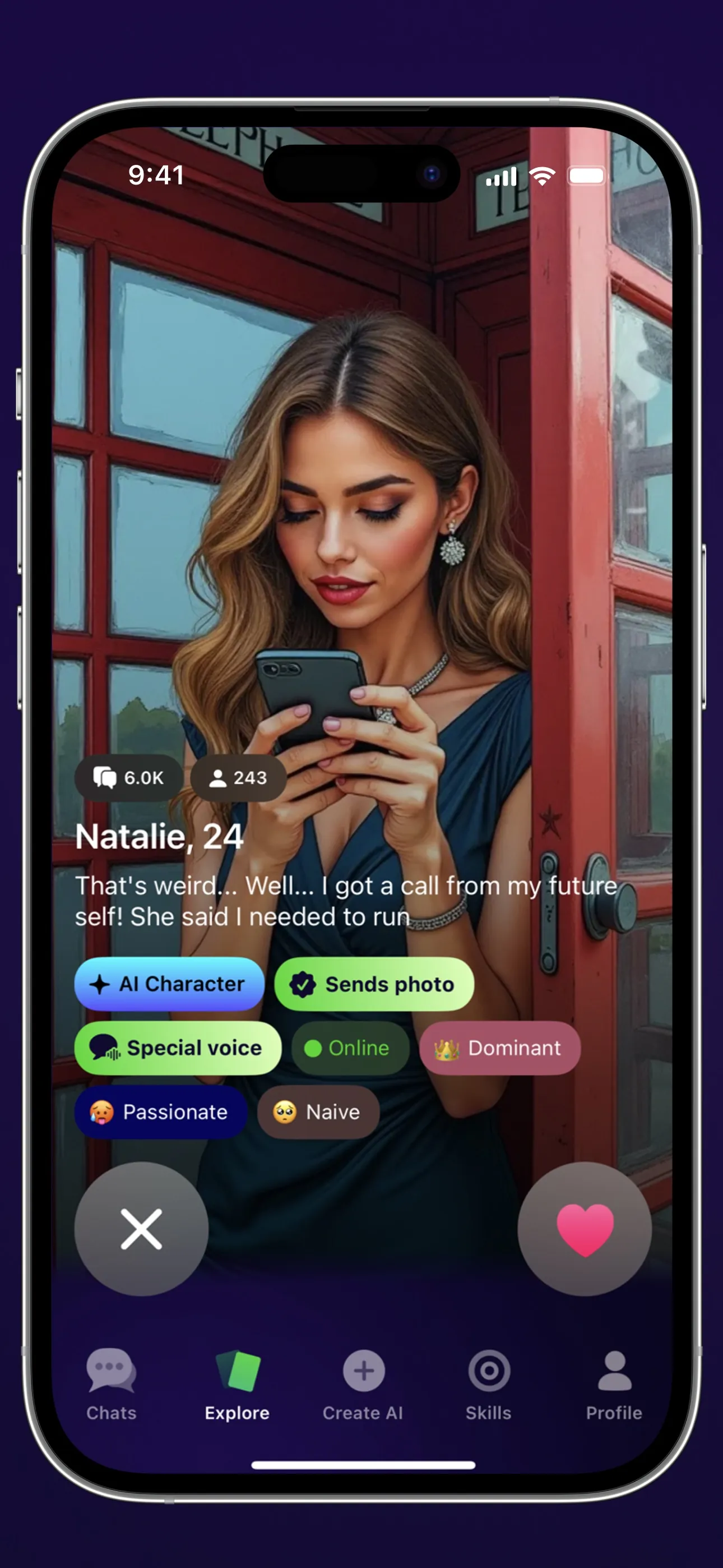 ChaChat: Fantasy AI Roleplay iphone screenshot 9