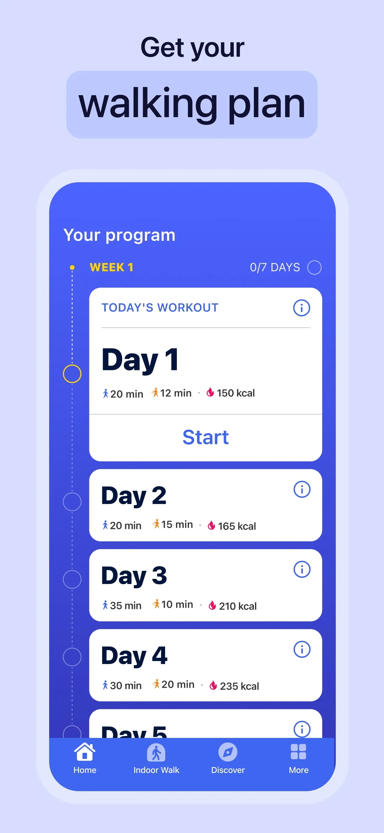 Weight Loss Walking by Slimkit iphone screenshot 7