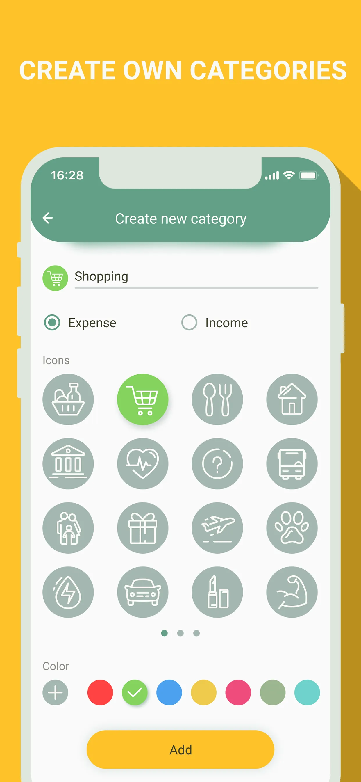 Money manager, expense tracker iphone screenshot 2