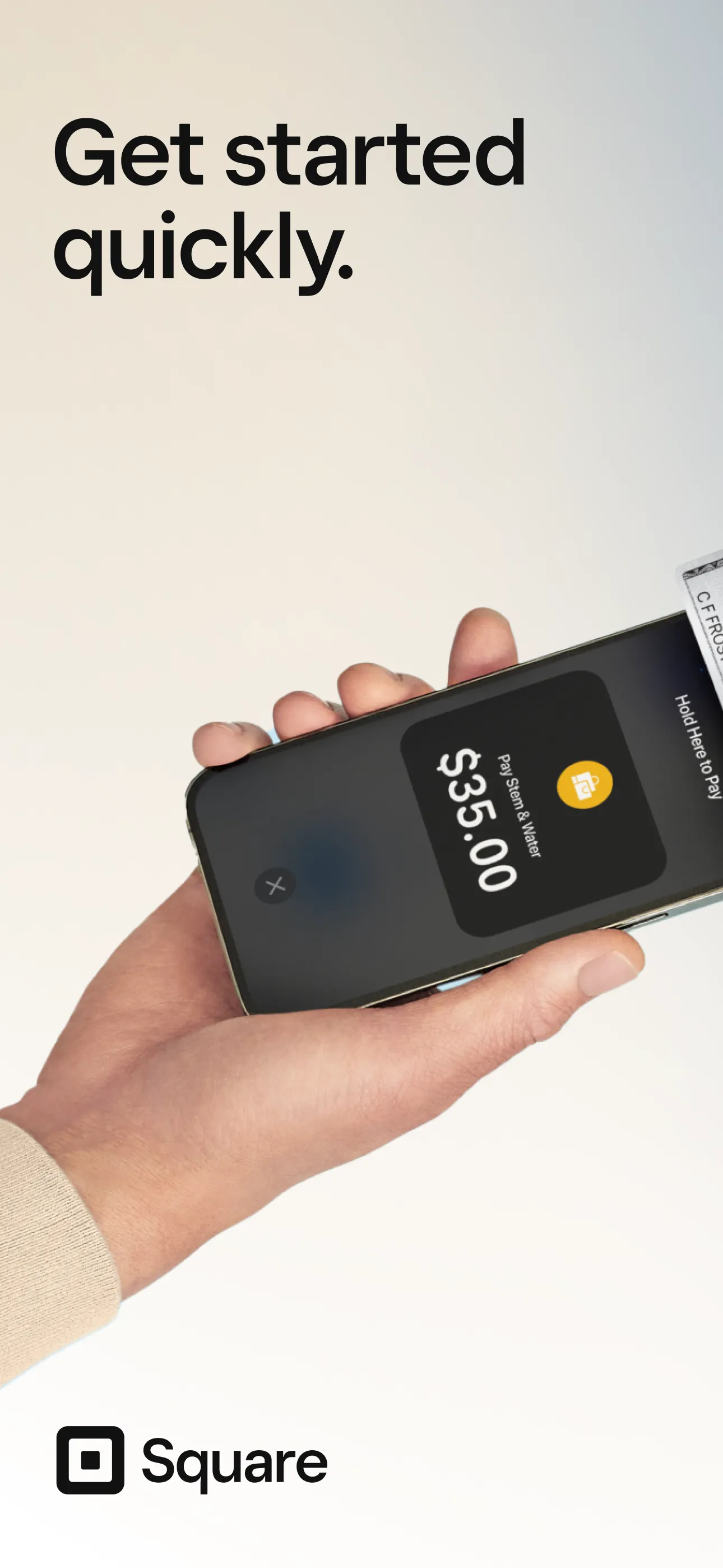 Square Point of Sale (POS) iphone screenshot 1