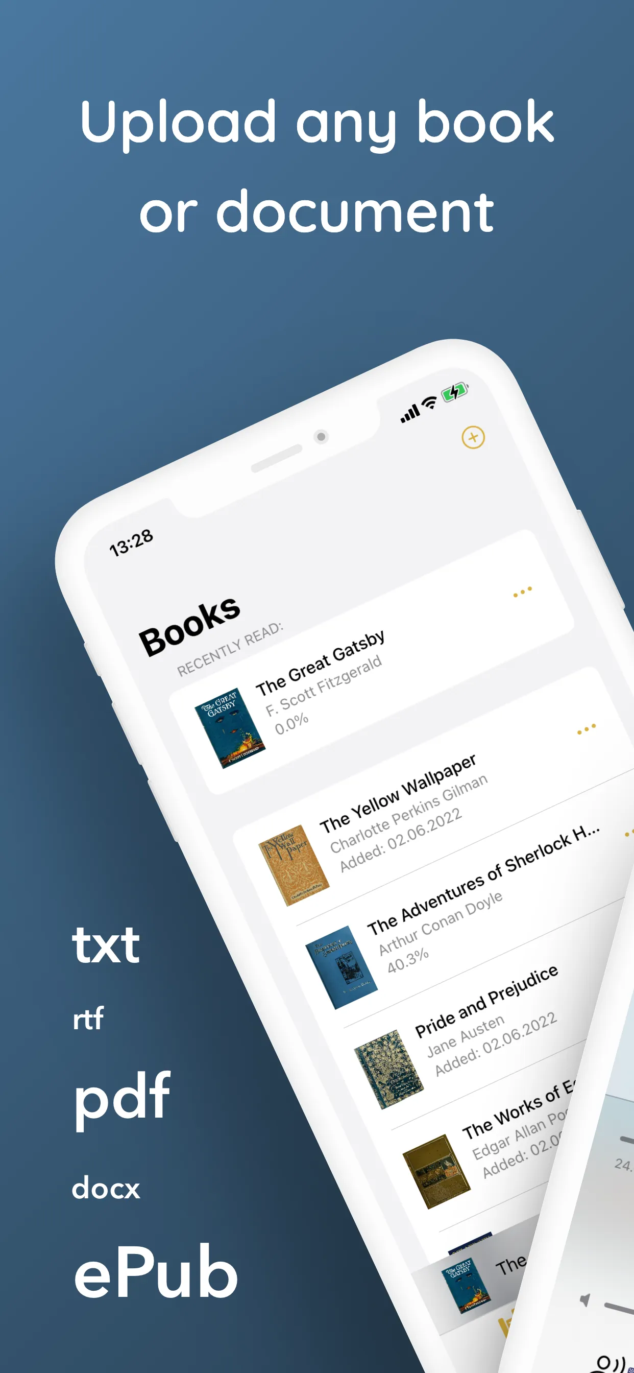 Narrator: Audiobook Maker iphone screenshot 1