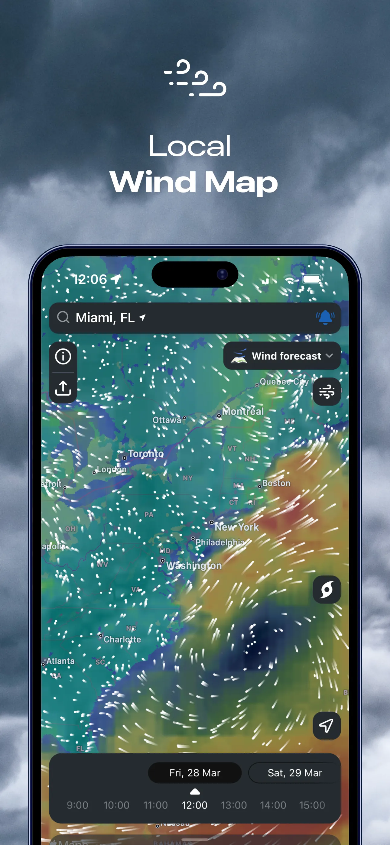 Clime: NOAA Weather Radar Live iphone screenshot 5