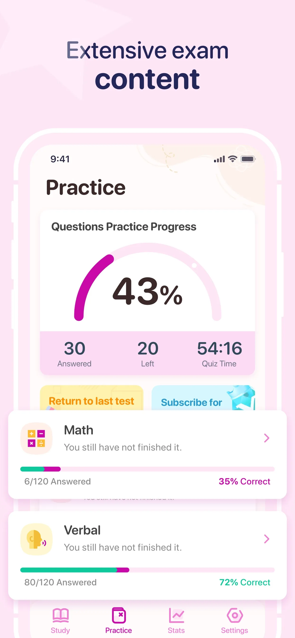 Pass Exam 2025: GRE® Exam Prep iphone screenshot 6