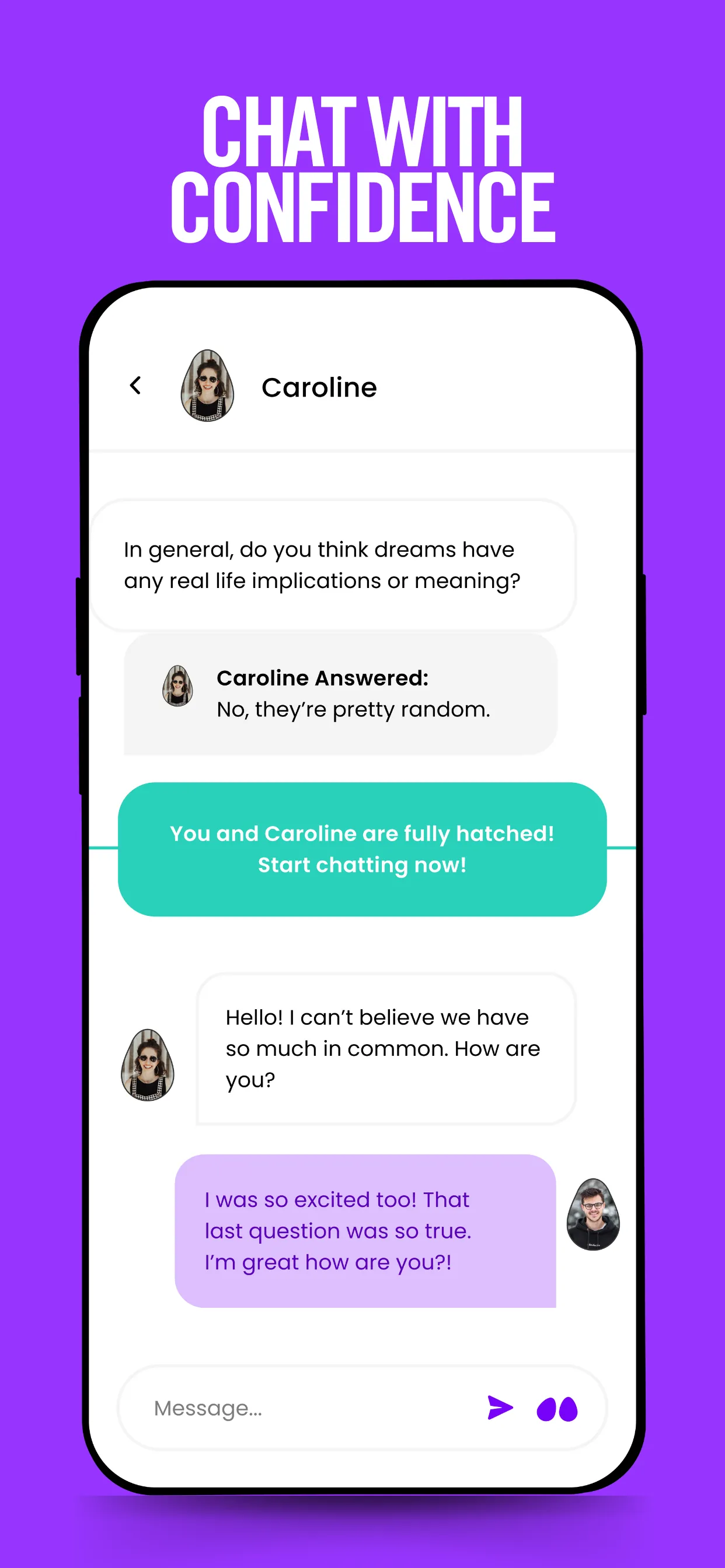 Hatched: Personality Dating iphone screenshot 8