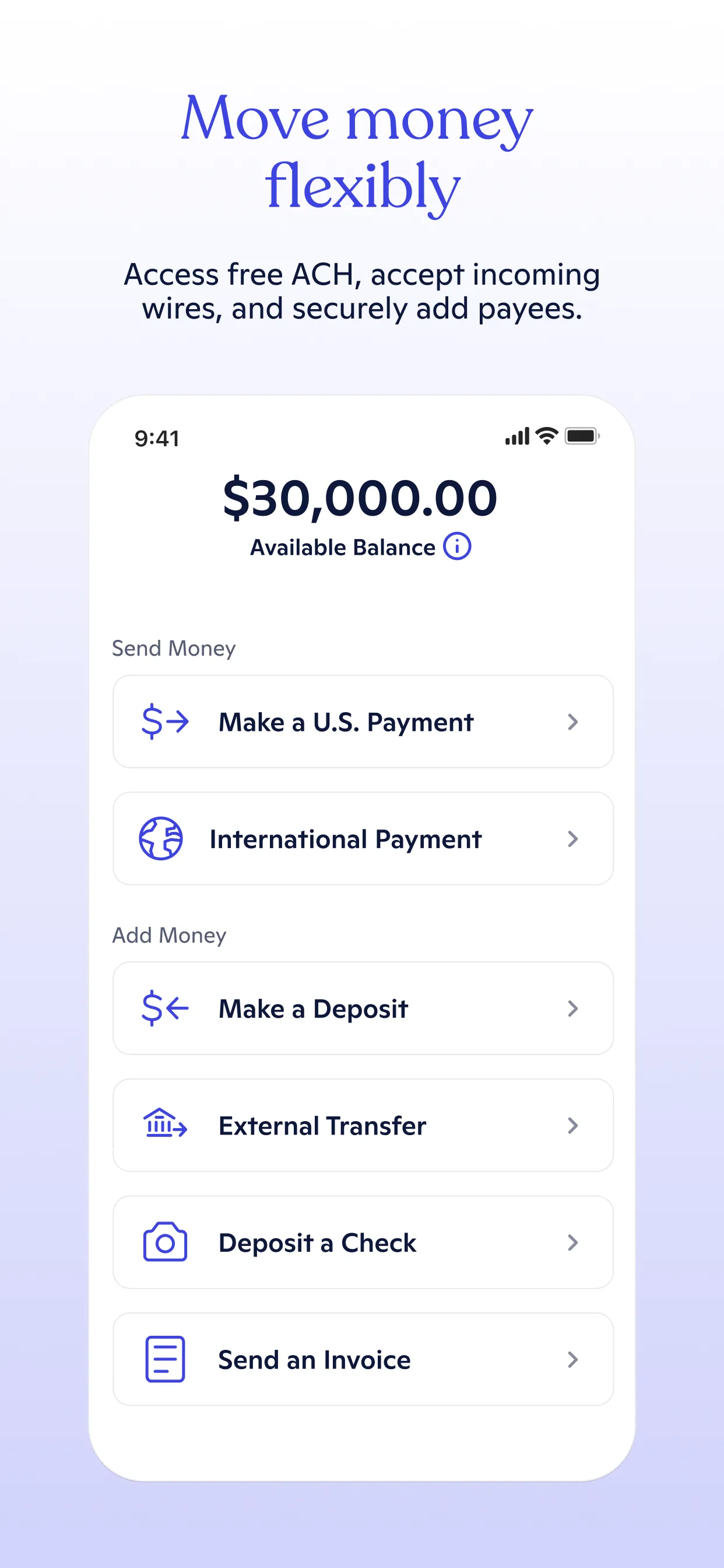 Novo - Small Business Checking iphone screenshot 2