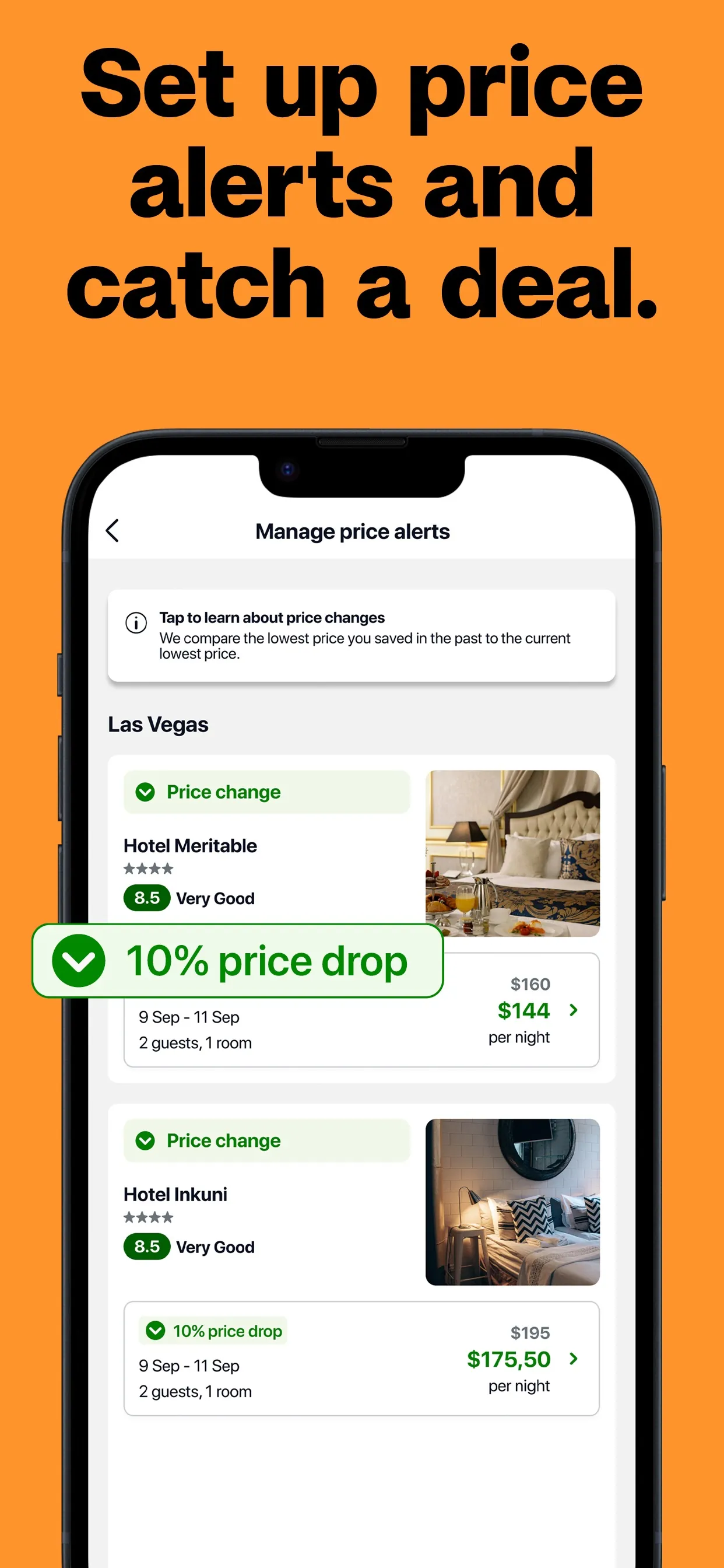 trivago: Compare hotel prices iphone screenshot 3