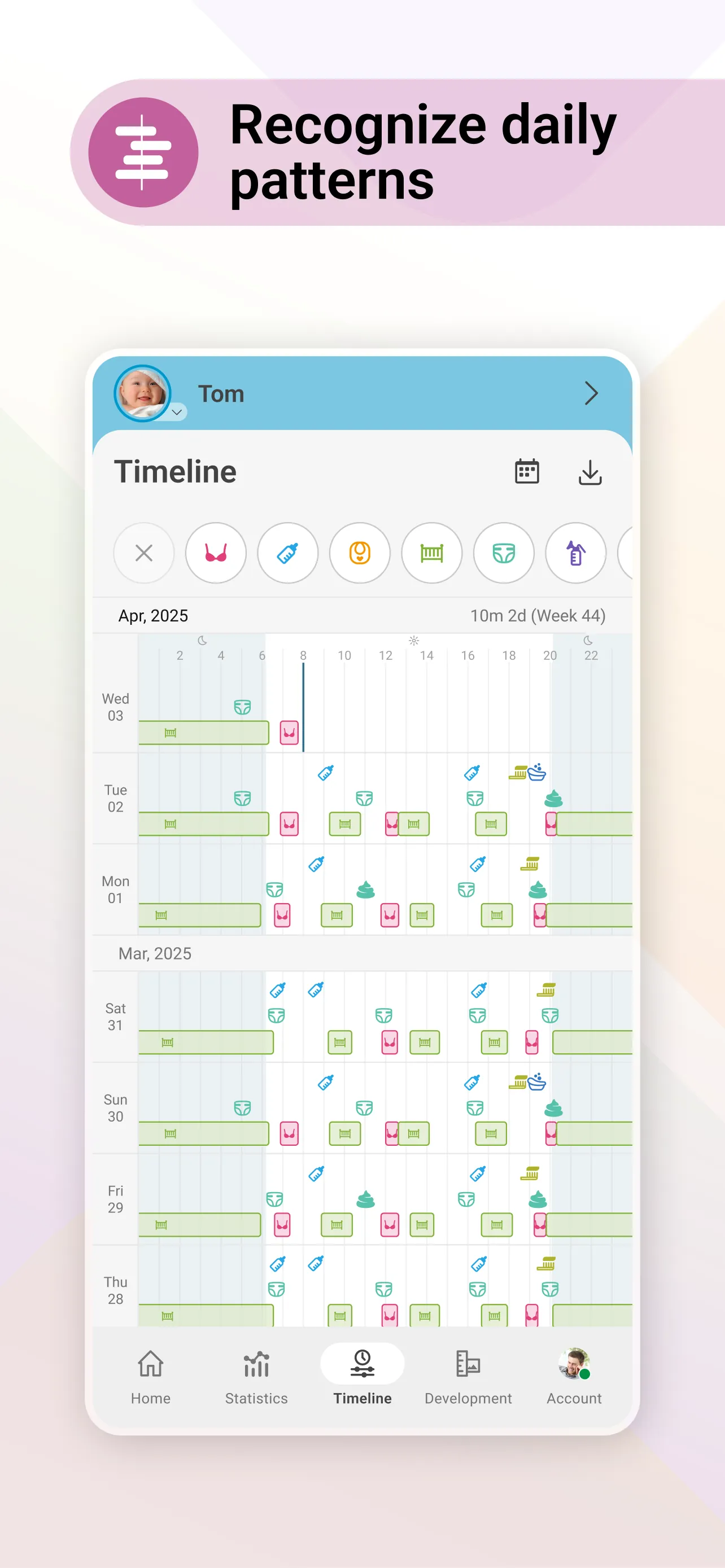 Baby Daybook - Newborn Tracker iphone screenshot 7