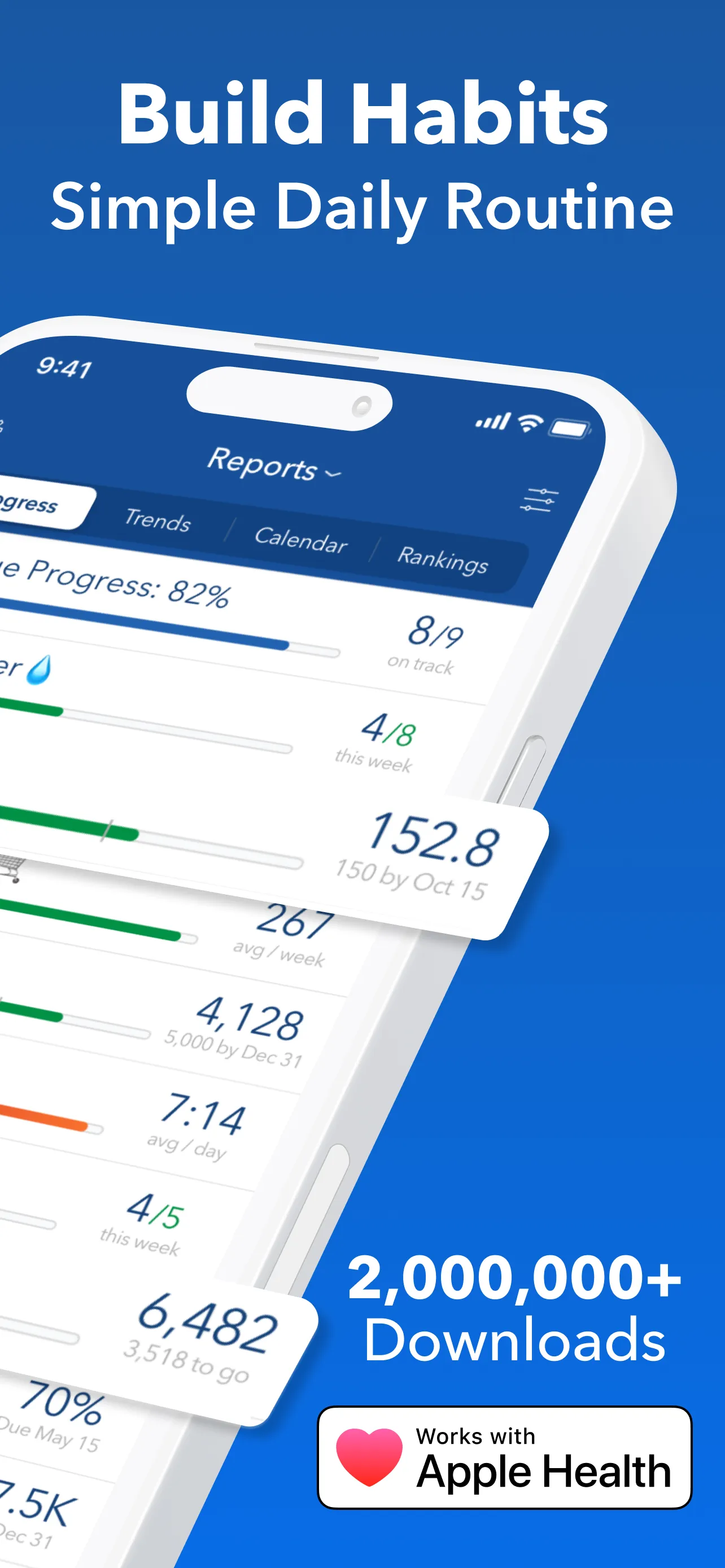Strides: Habit Tracker + Goals iphone screenshot 2