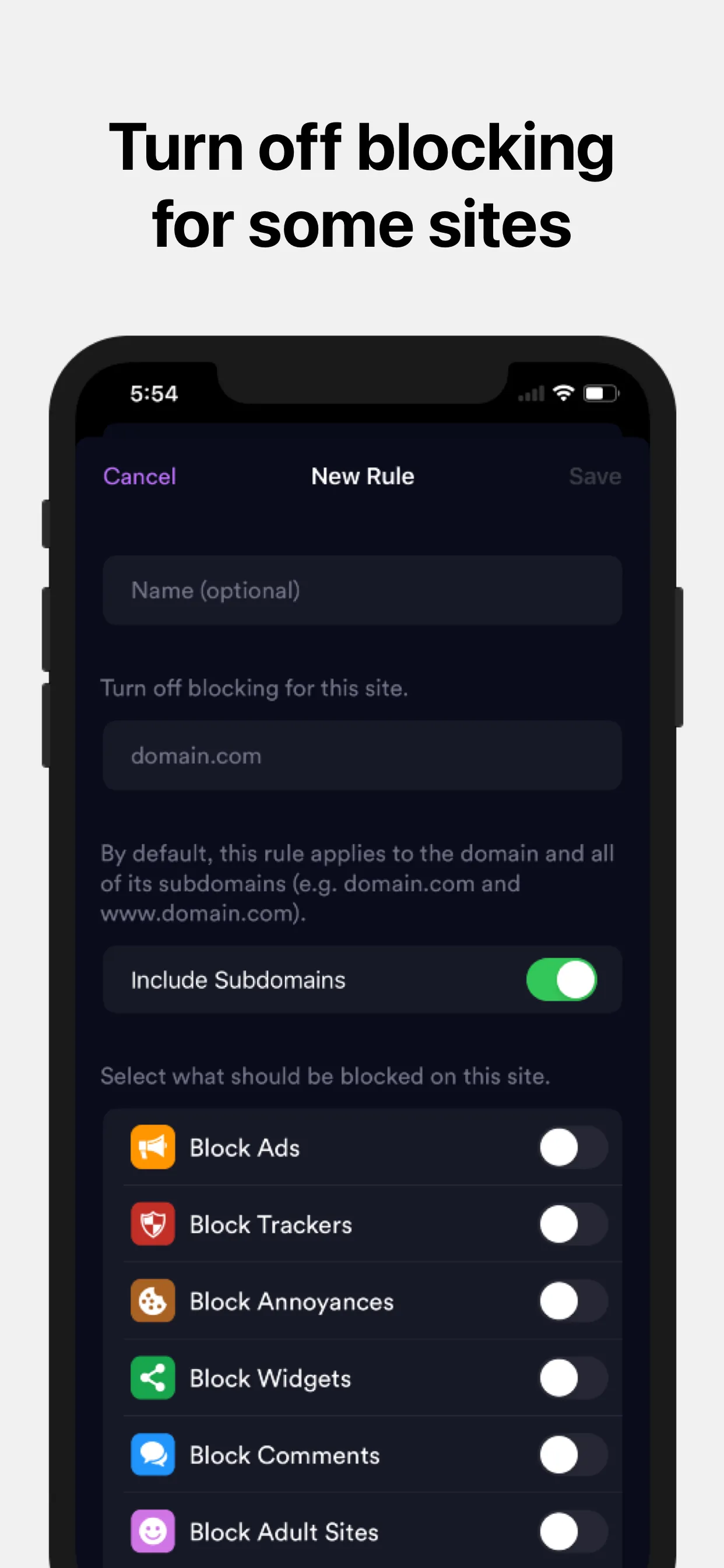 1Blocker - Ad Blocker iphone screenshot 5