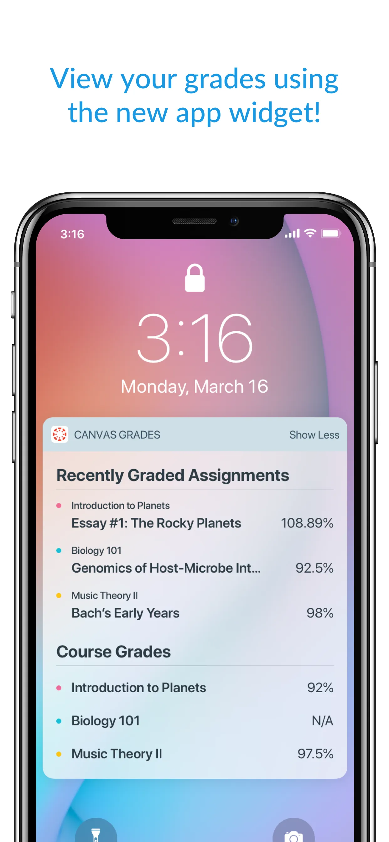 Canvas Student iphone screenshot 3