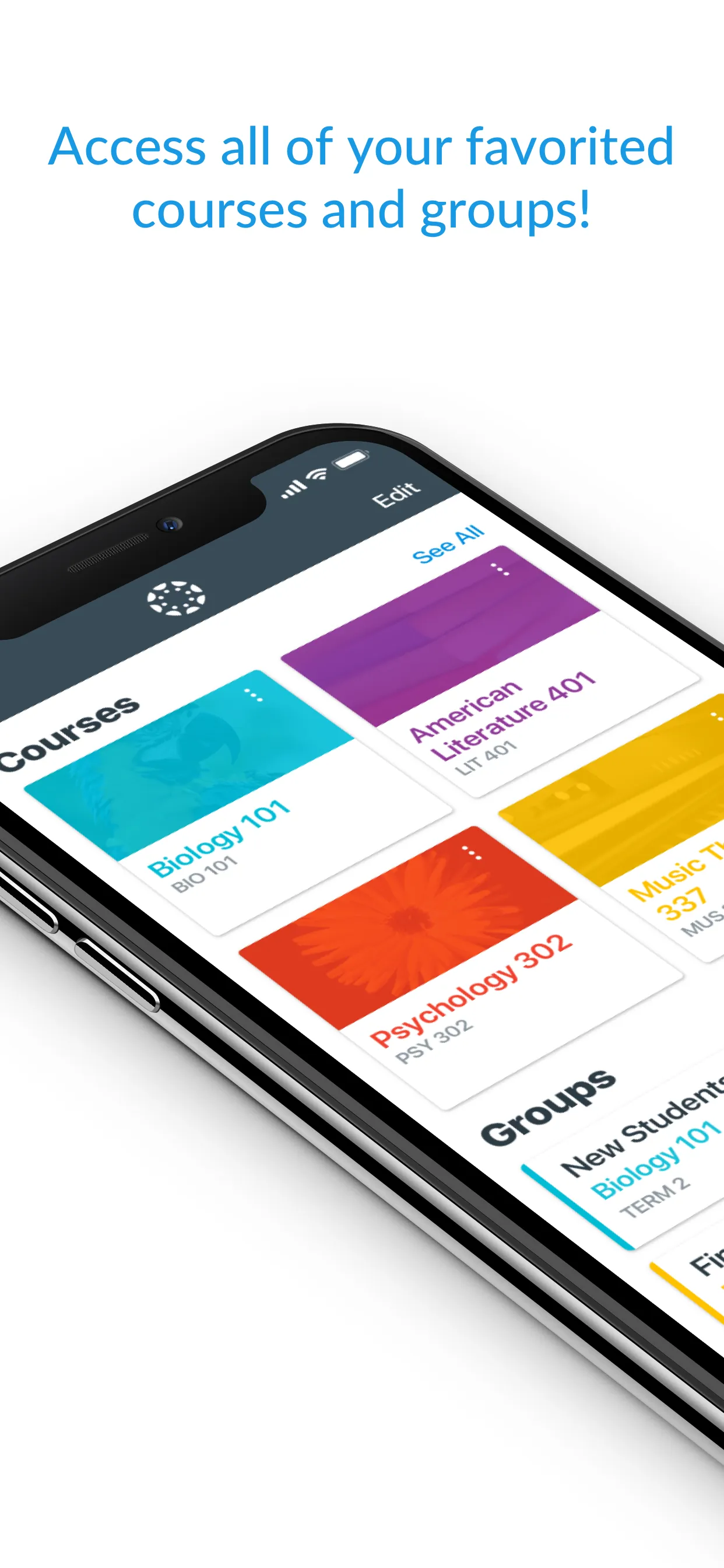 Canvas Student iphone screenshot 1