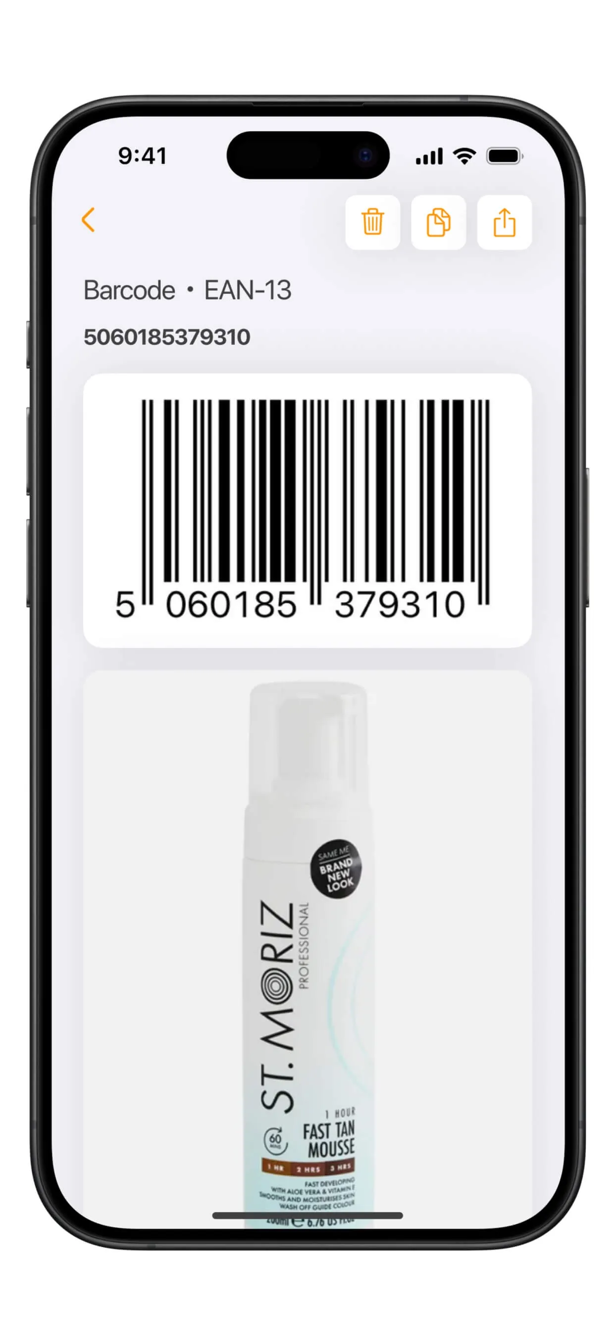 Barcode Scanner & Reader iphone screenshot 6