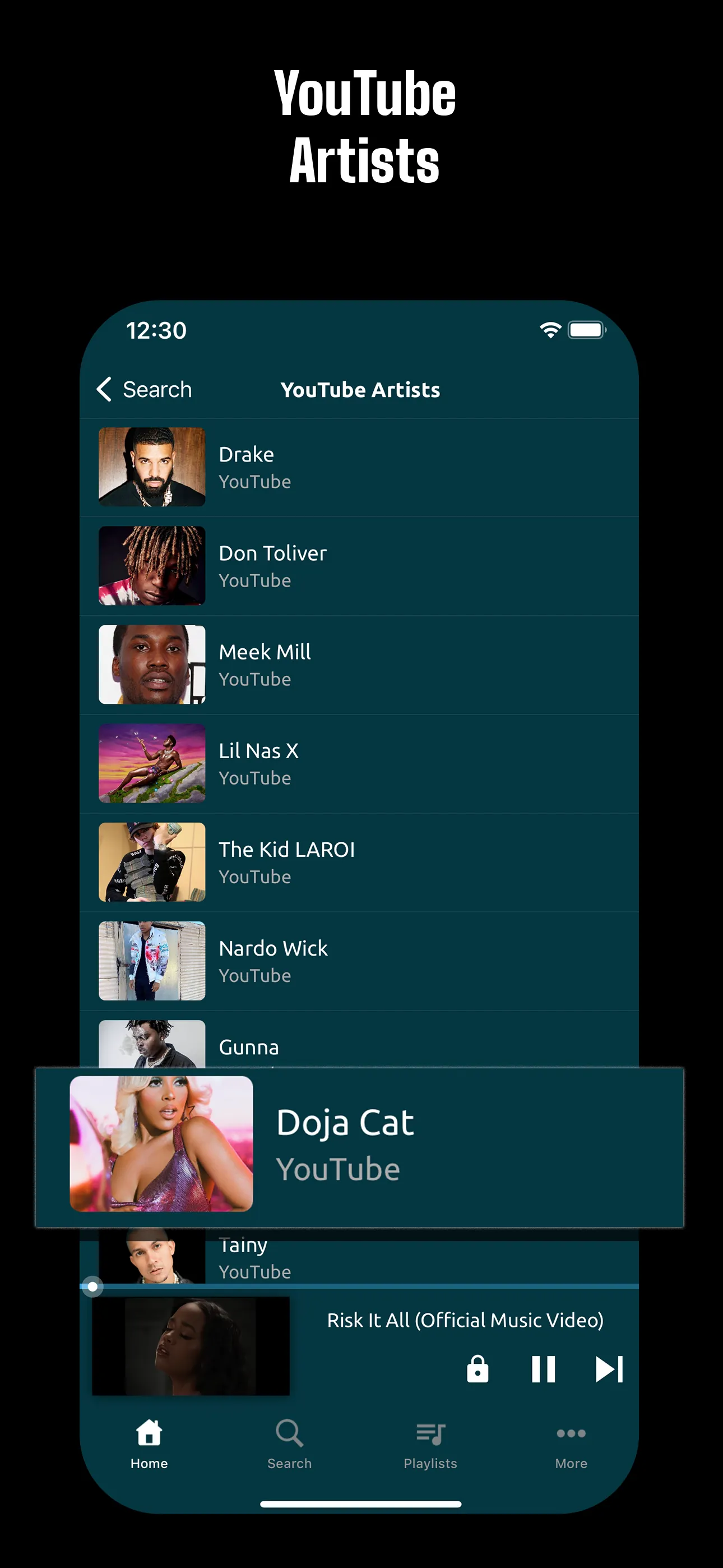 Music : Simple Music Streaming iphone screenshot 2