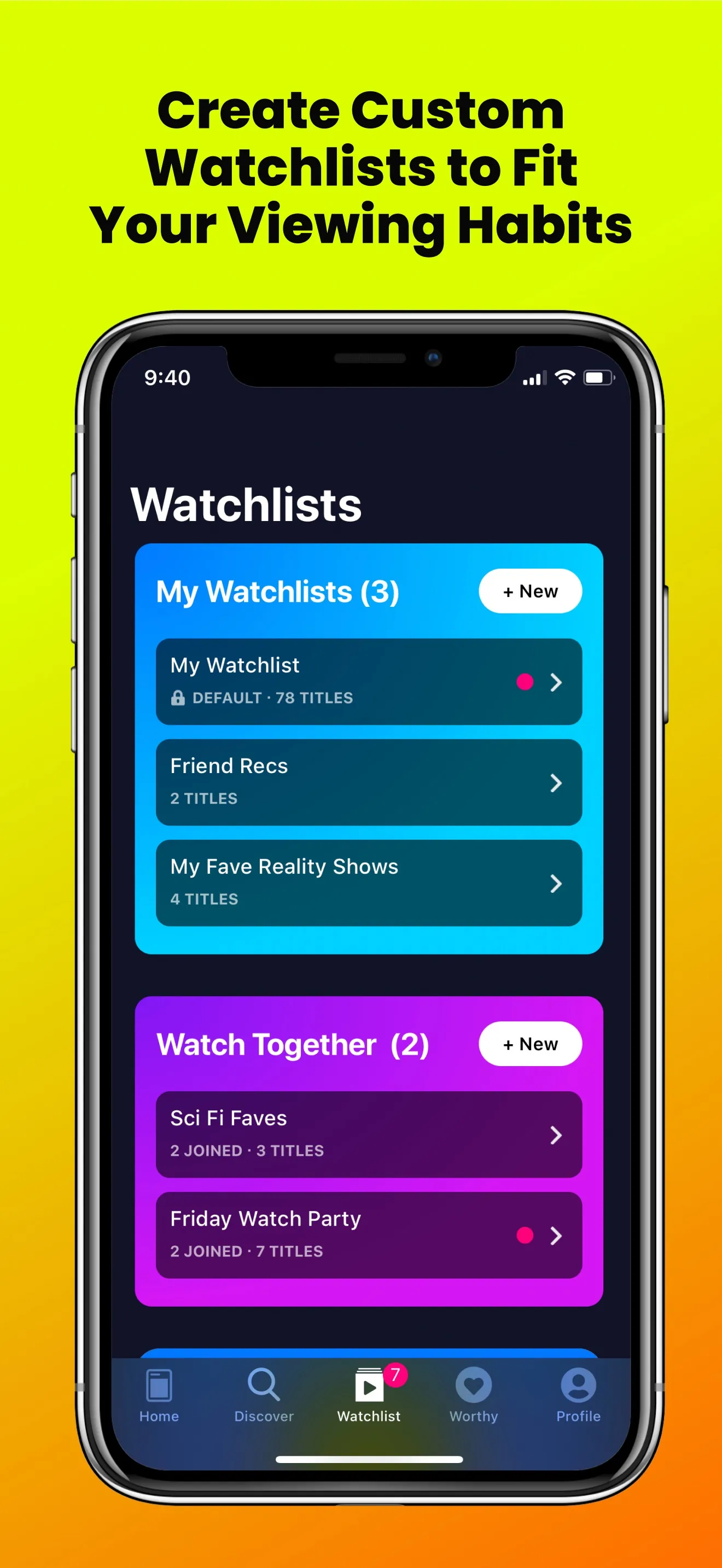 Watchworthy - What To Watch iphone screenshot 4