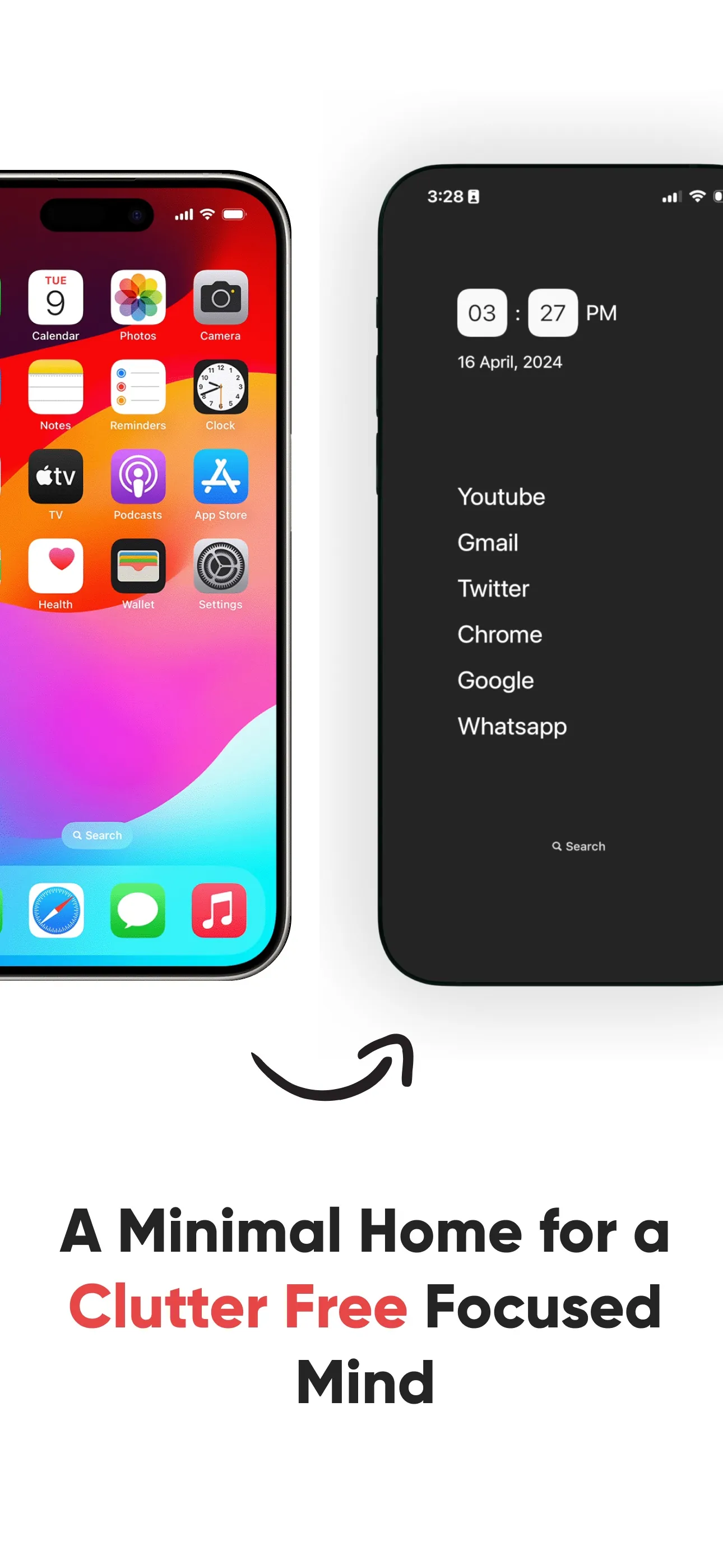 Minimalist Launcher iphone screenshot 2