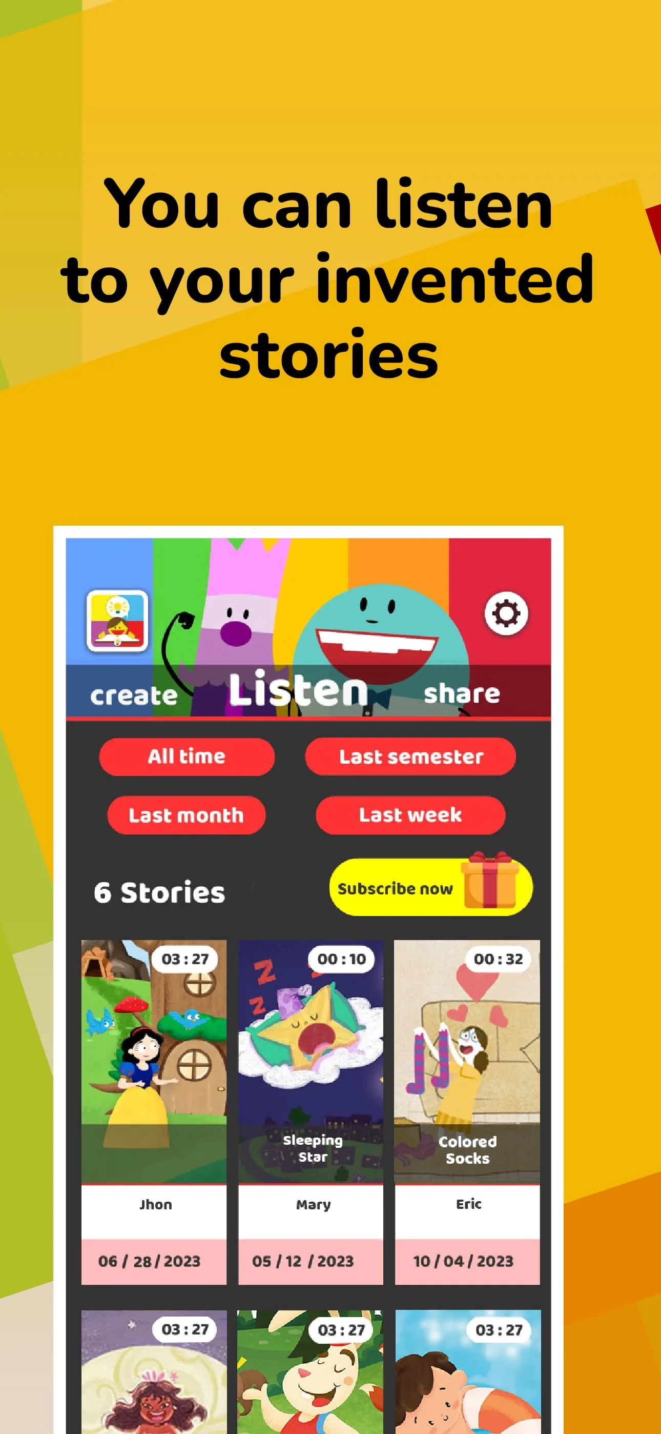 Inventeca: kids' storytelling iphone screenshot 5