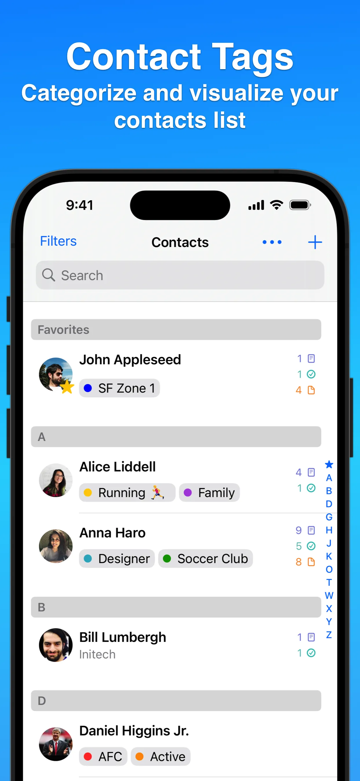 Contacts Journal CRM iphone screenshot 6