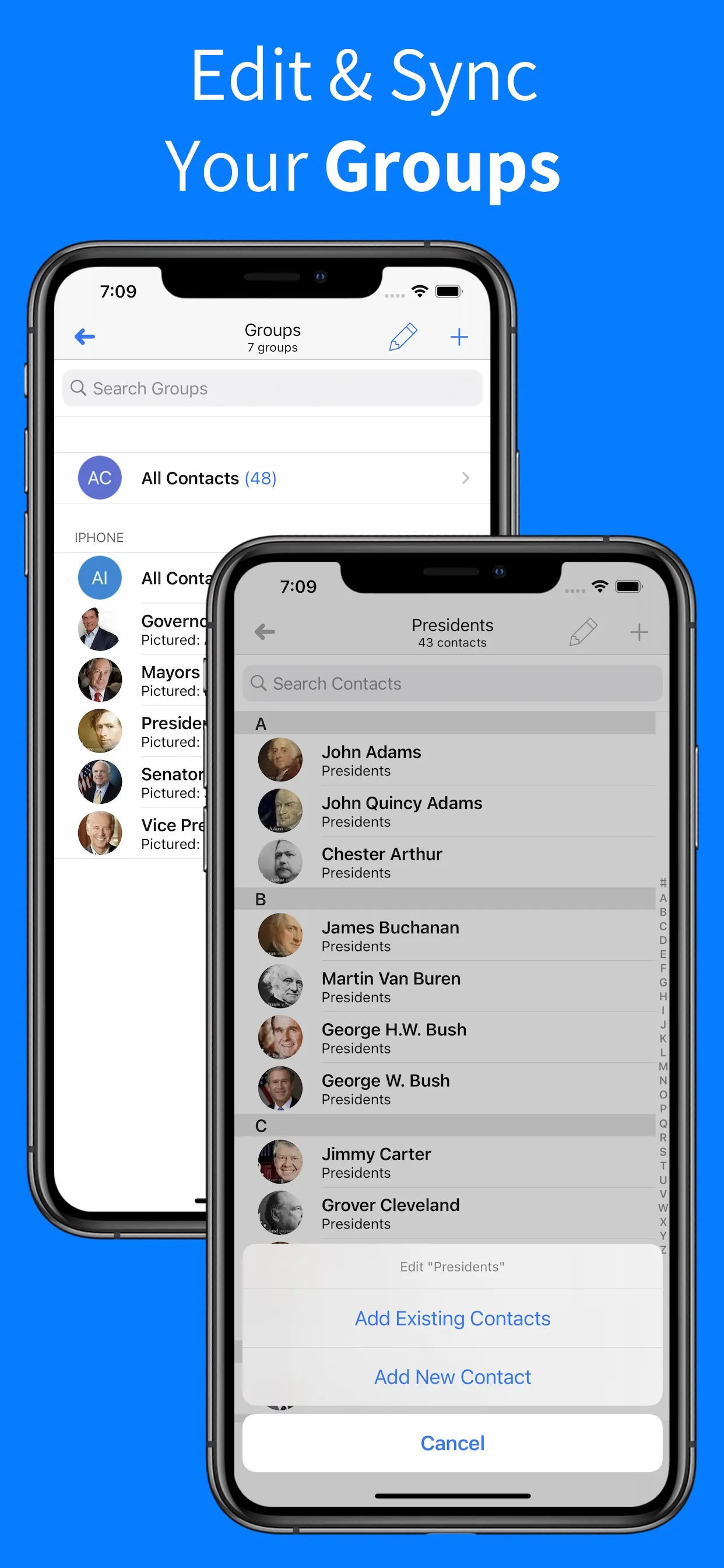 Contacts Sync: Google & More iphone screenshot 7