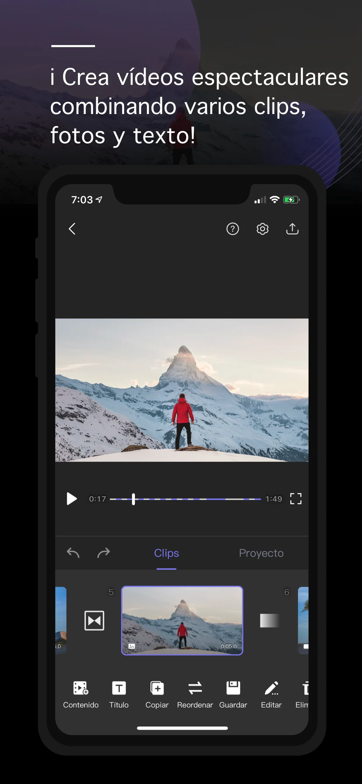 Perfect Video Editor, Collage iphone screenshot 3