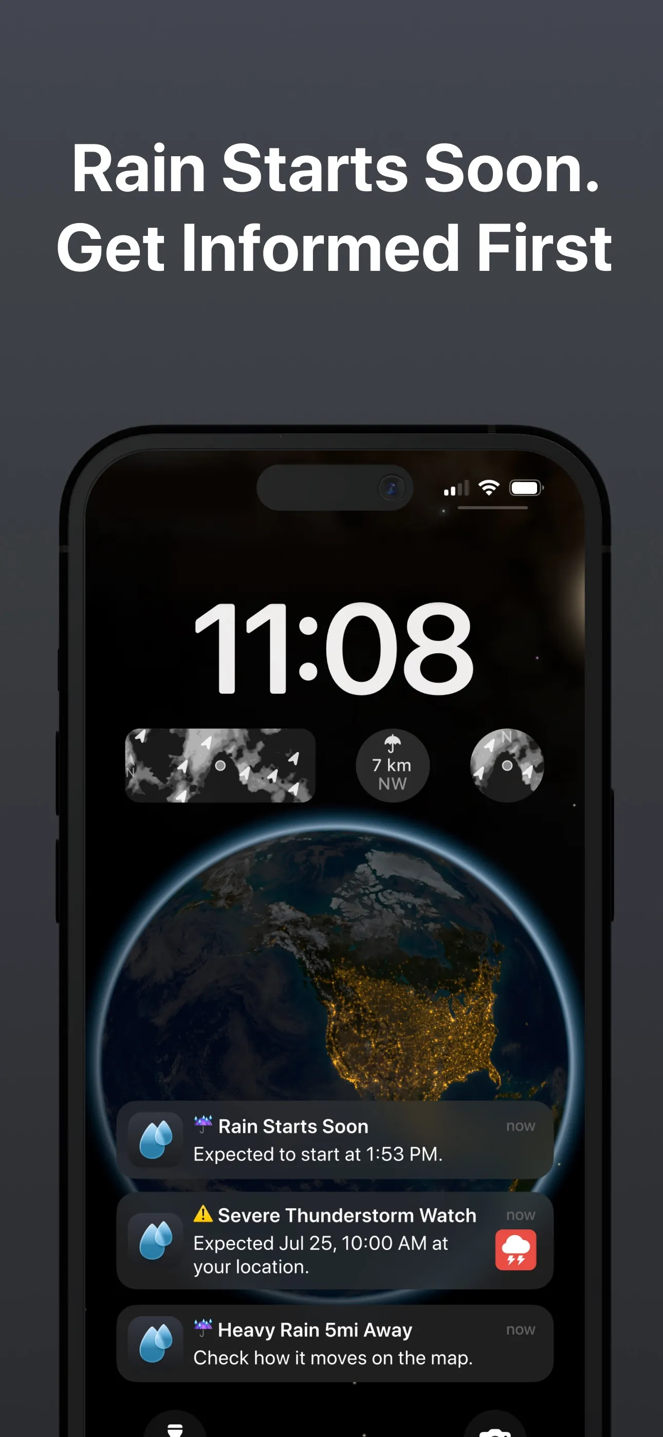 Rain Viewer: PRO Weather Radar iphone screenshot 5