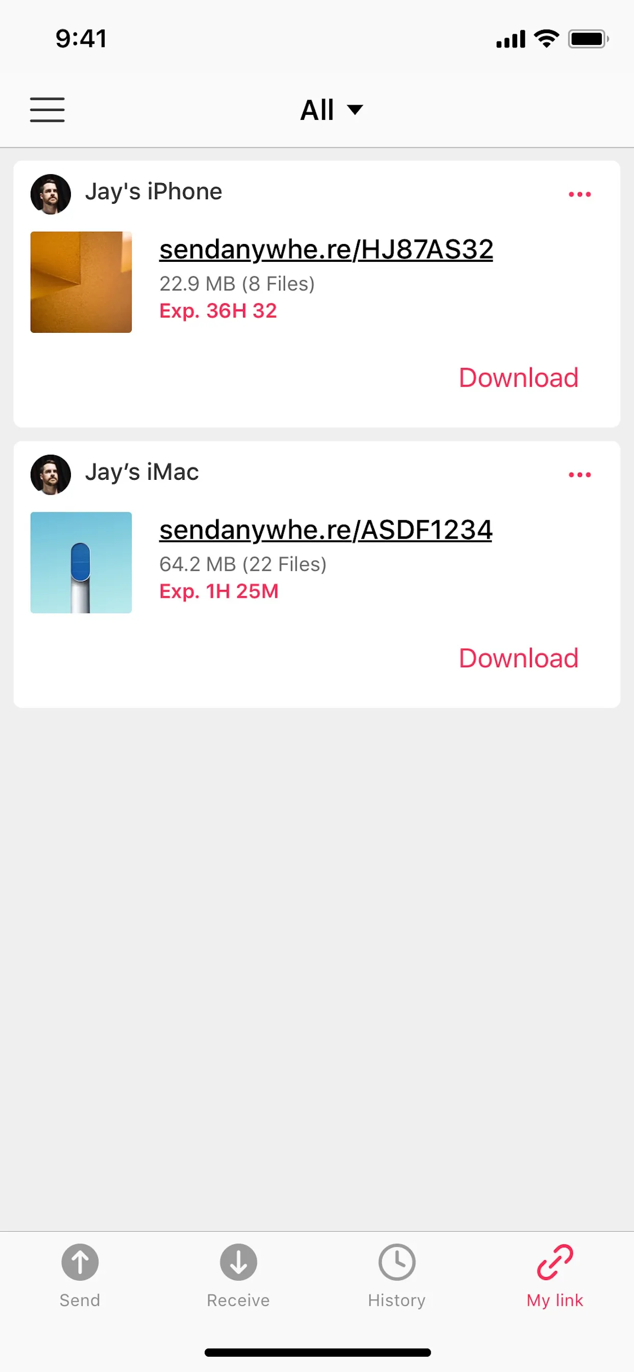 Send Anywhere - File Transfer iphone screenshot 6