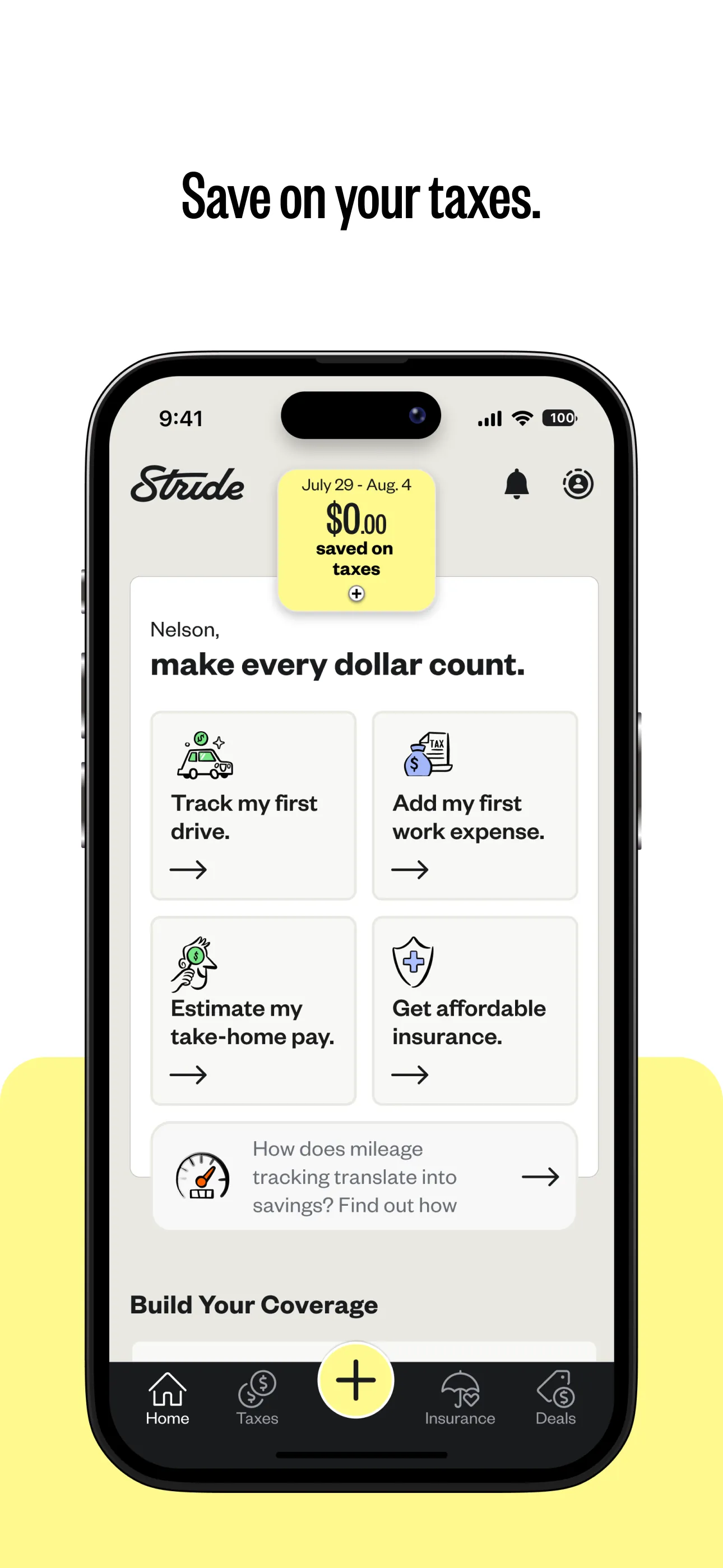 Stride: Mileage & Tax Tracker iphone screenshot 3
