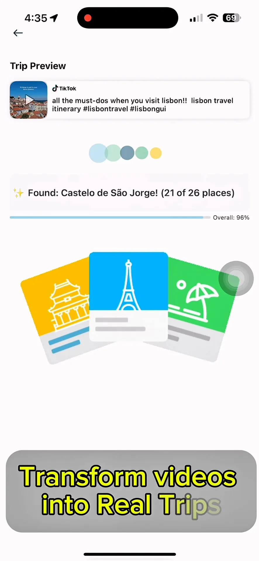 Nowy:AI Travel Content Planner iphone screenshot 1