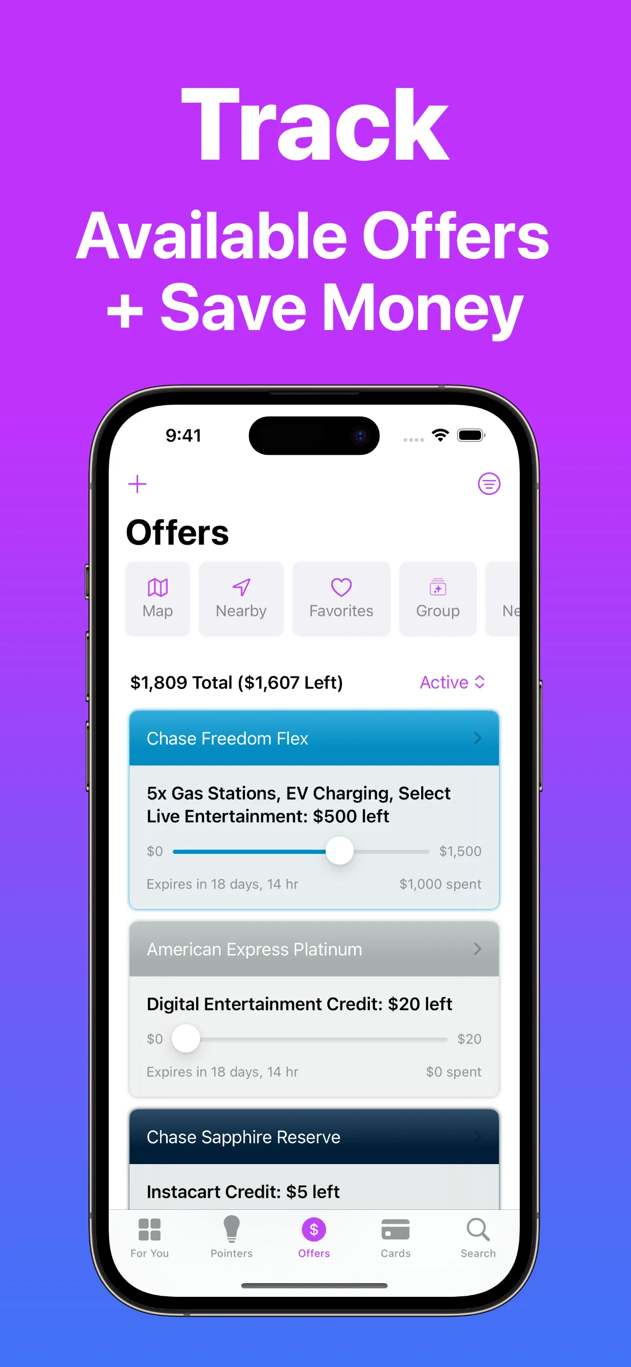 CardPointers for Credit Cards iphone screenshot 5