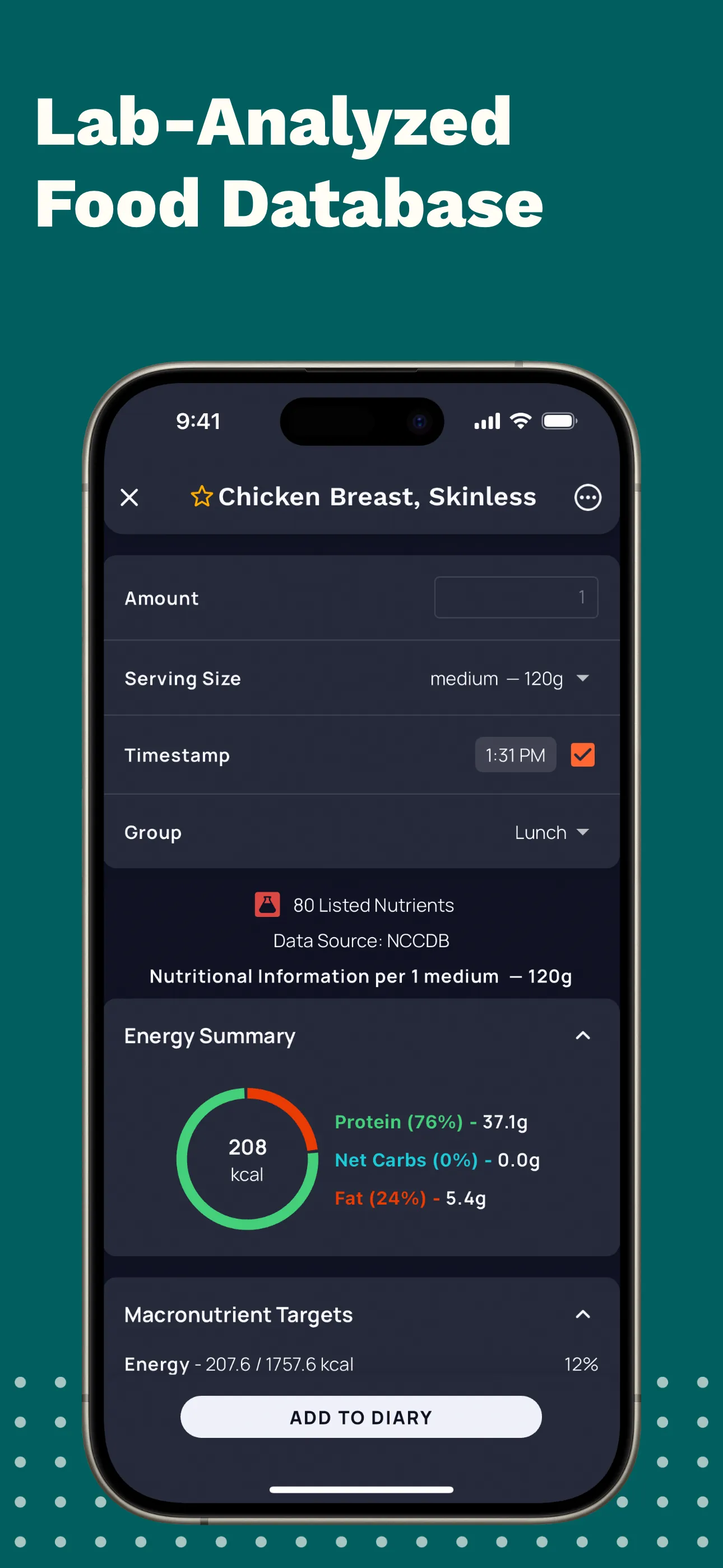 Calorie Counter: Cronometer iphone screenshot 5