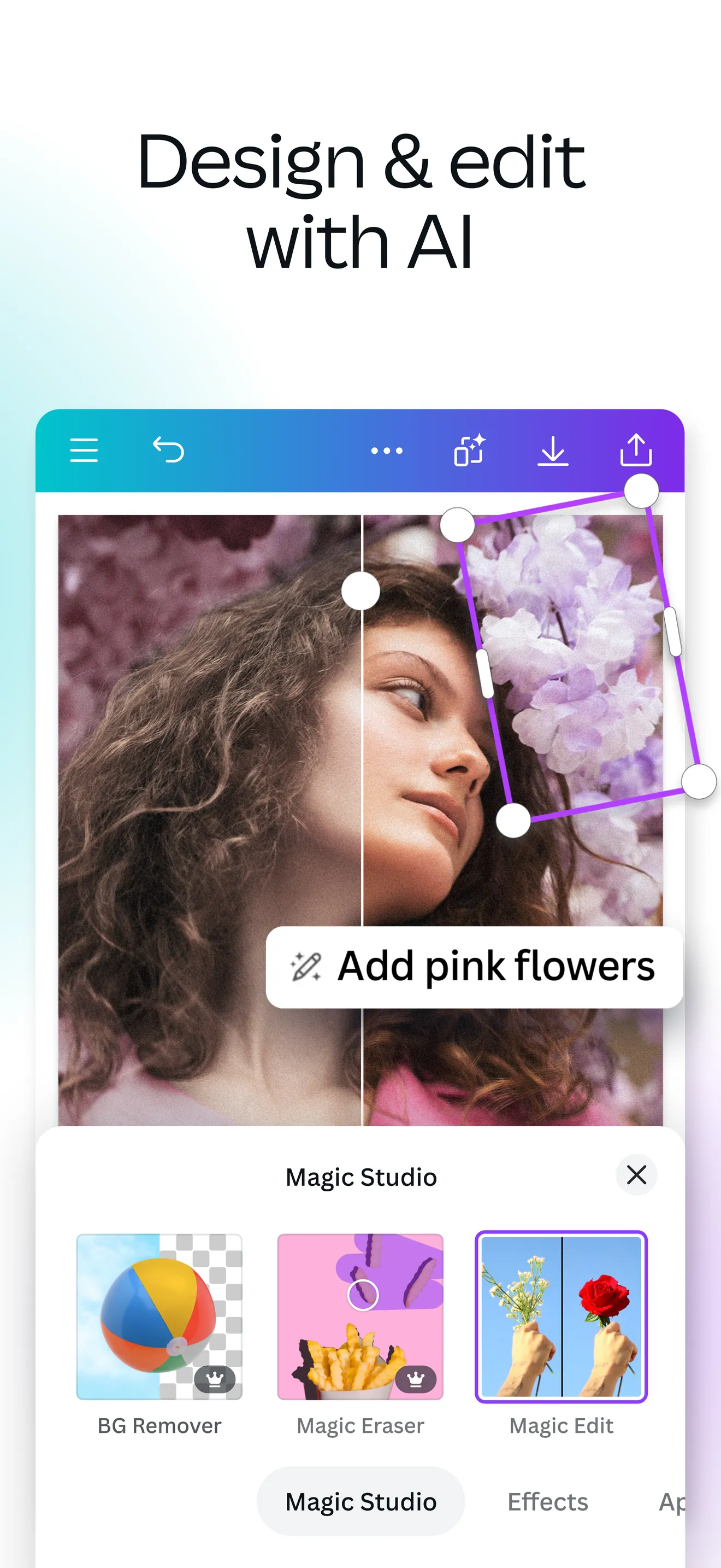 Canva: AI Photo & Video Editor iphone screenshot 3